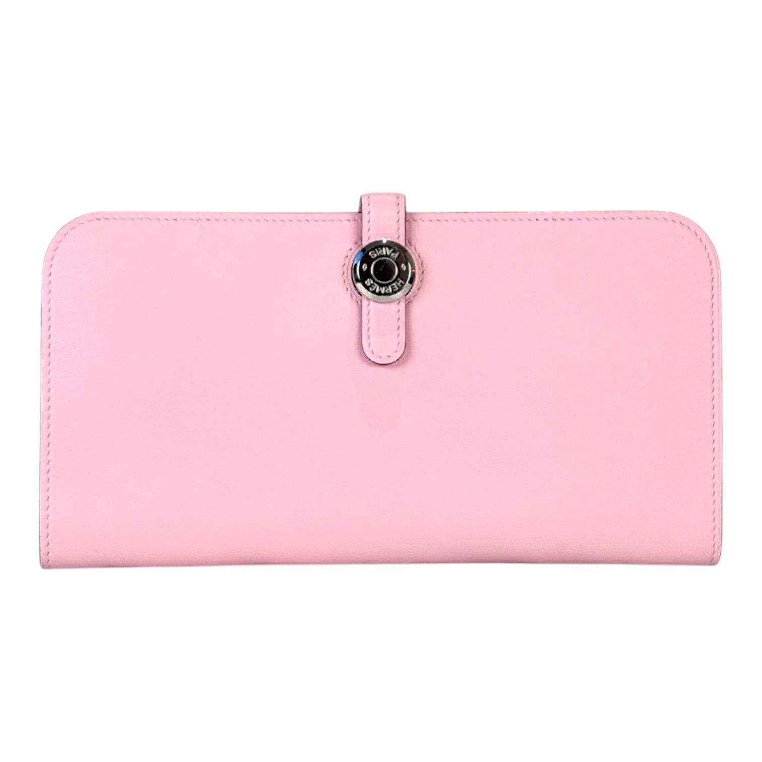 Hermes Hermes Pink Dogon Long Wallet