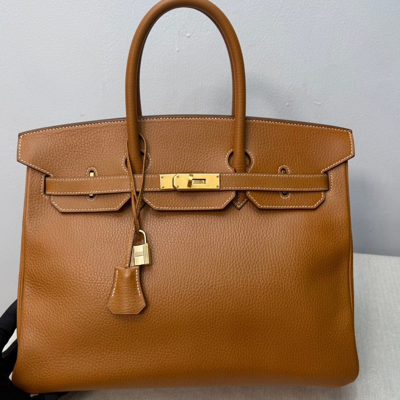 Hermes Birkin 35 Ardennes Leather Bag image 1