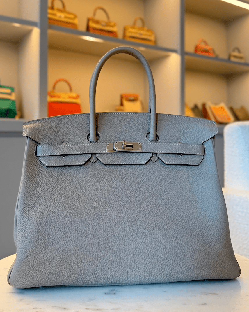 Hermès Birkin 35 Gris Tourterelle AGC3542