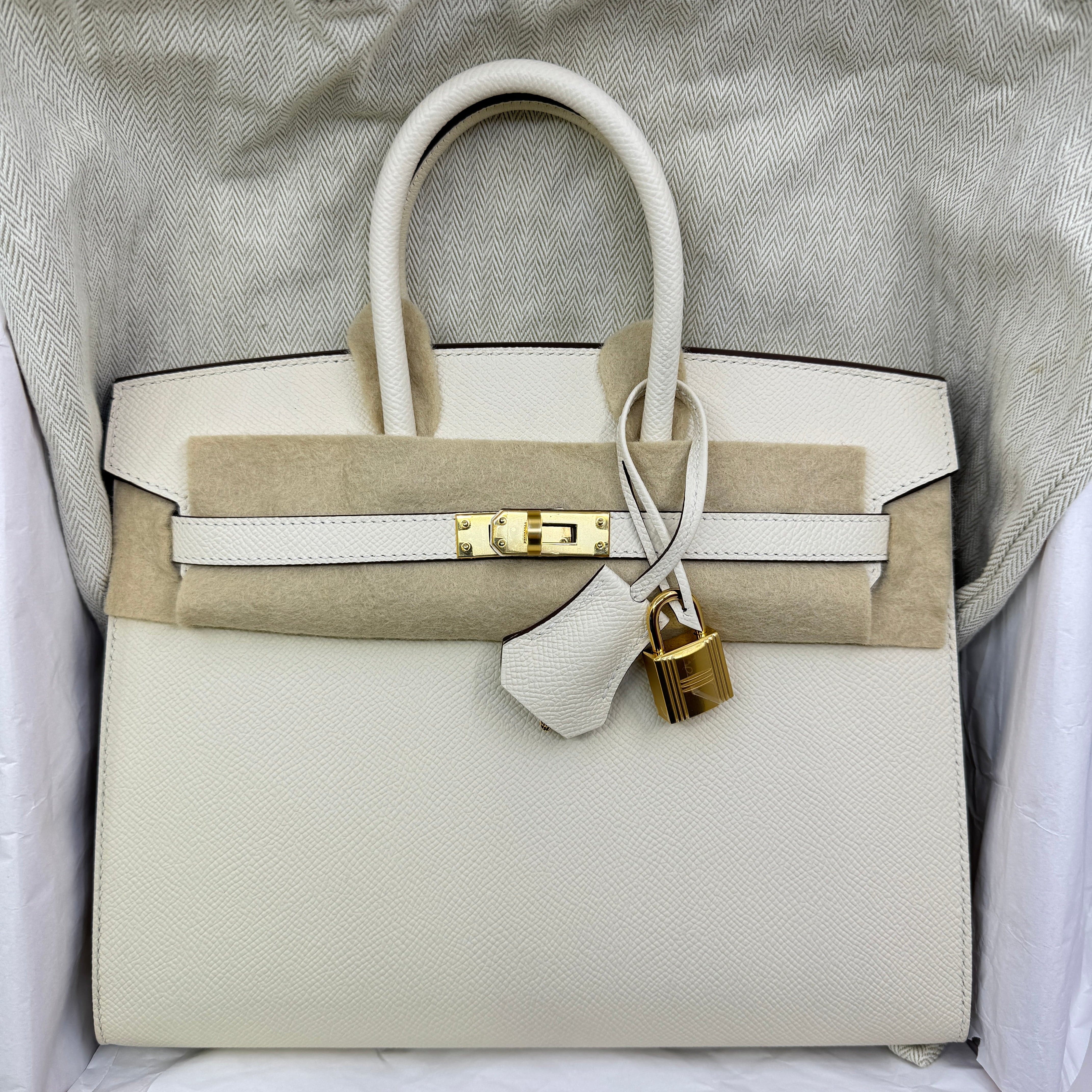 Hermès Birkin25 sellier Nata Epsom GHW B B-315763