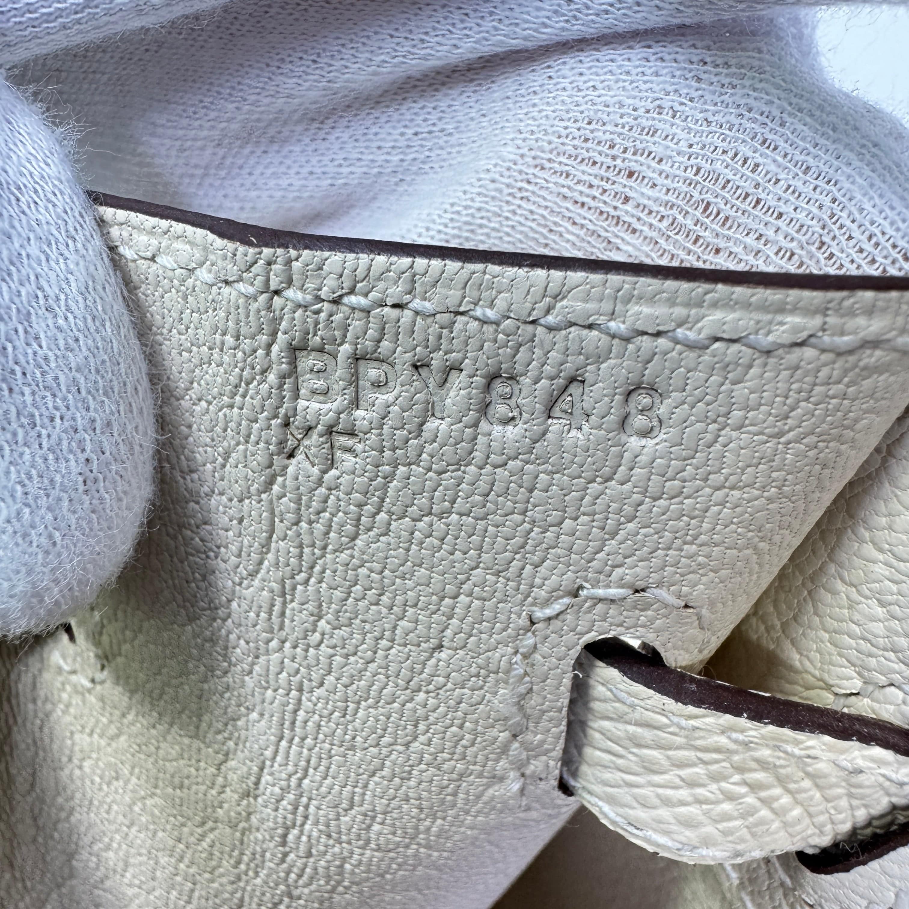 Hermès Birkin25 sellier Nata Epsom GHW B B-315763