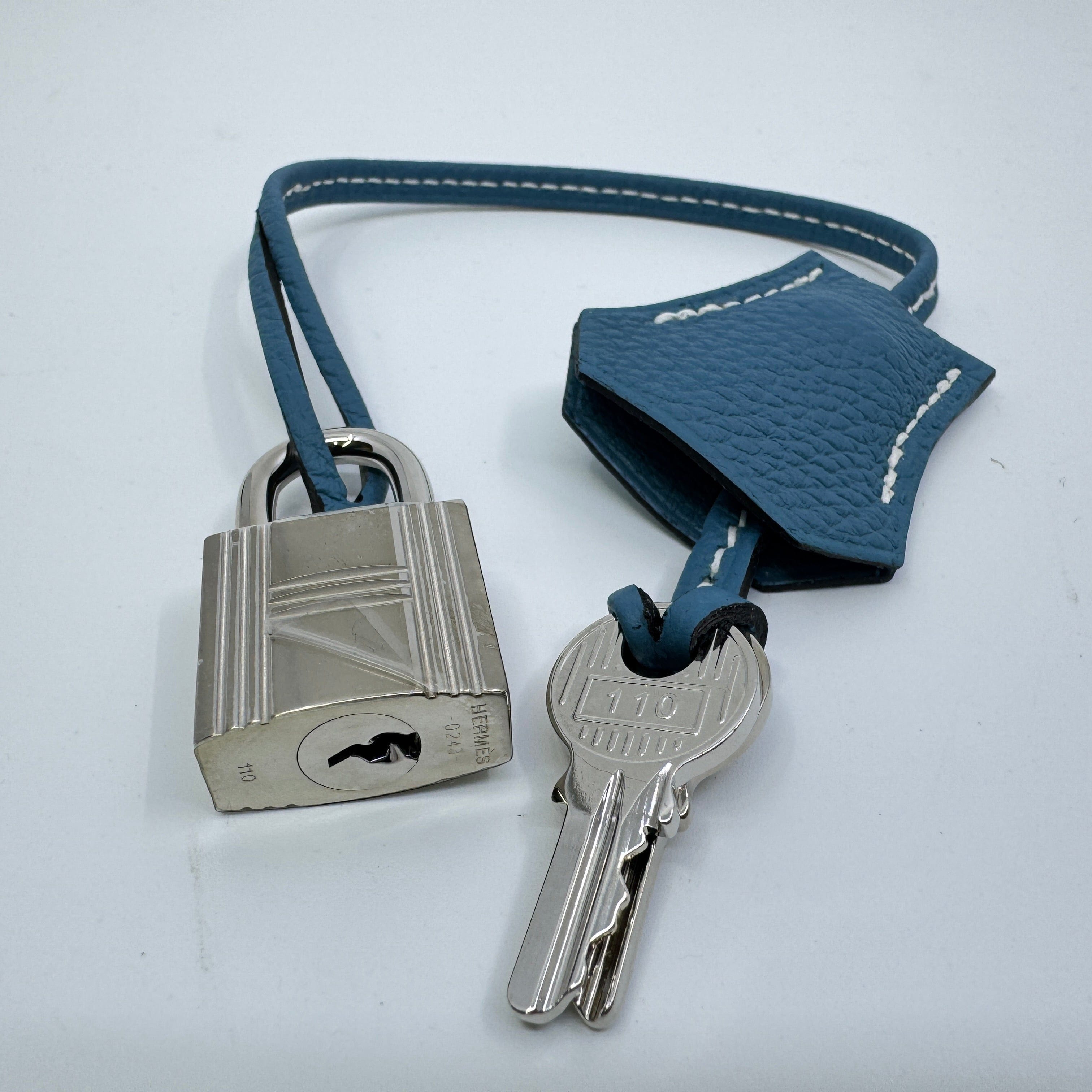 Hermès Birkin30 New blue jeans Togo PHW B B-311814