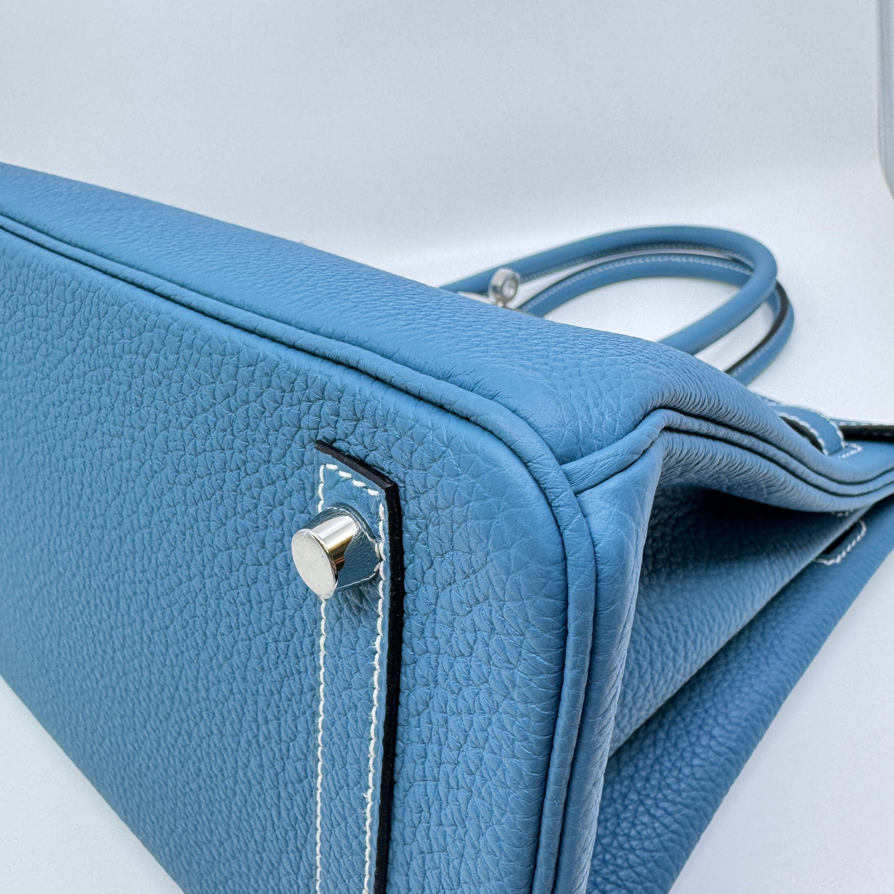 Hermès Birkin30 New blue jeans Togo PHW B B-311814