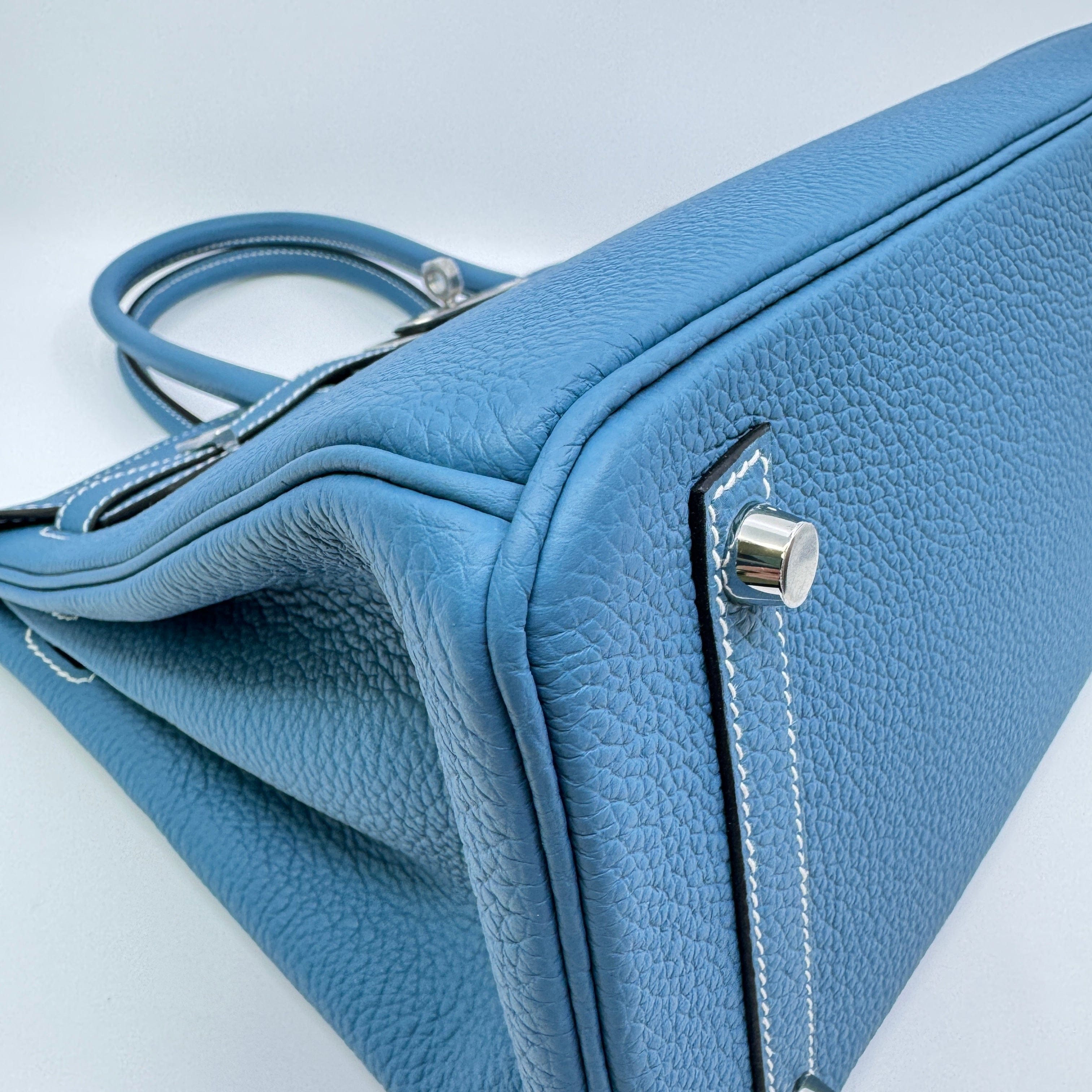 Hermès Birkin30 New blue jeans Togo PHW B B-311814