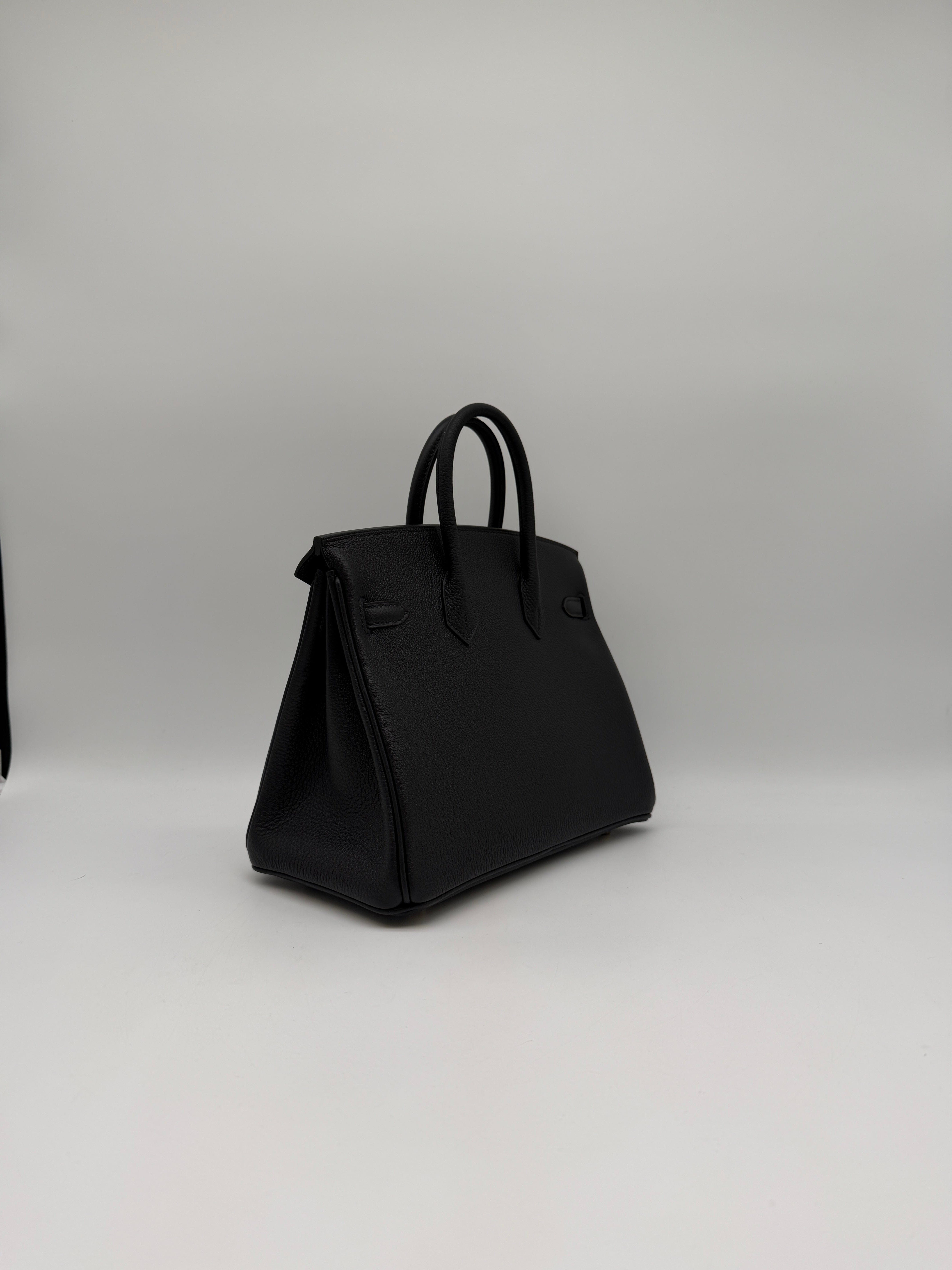 Hermès Hermès Birkin 25 Black Togo Gold Hardware