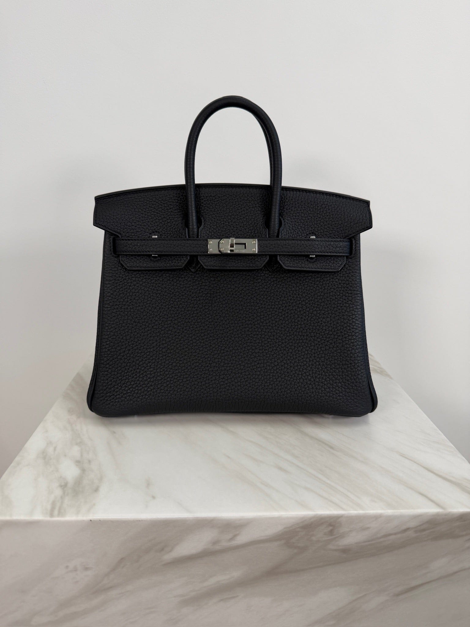 Hermès Hermès Birkin 25 Black Togo Palladium Hardware
