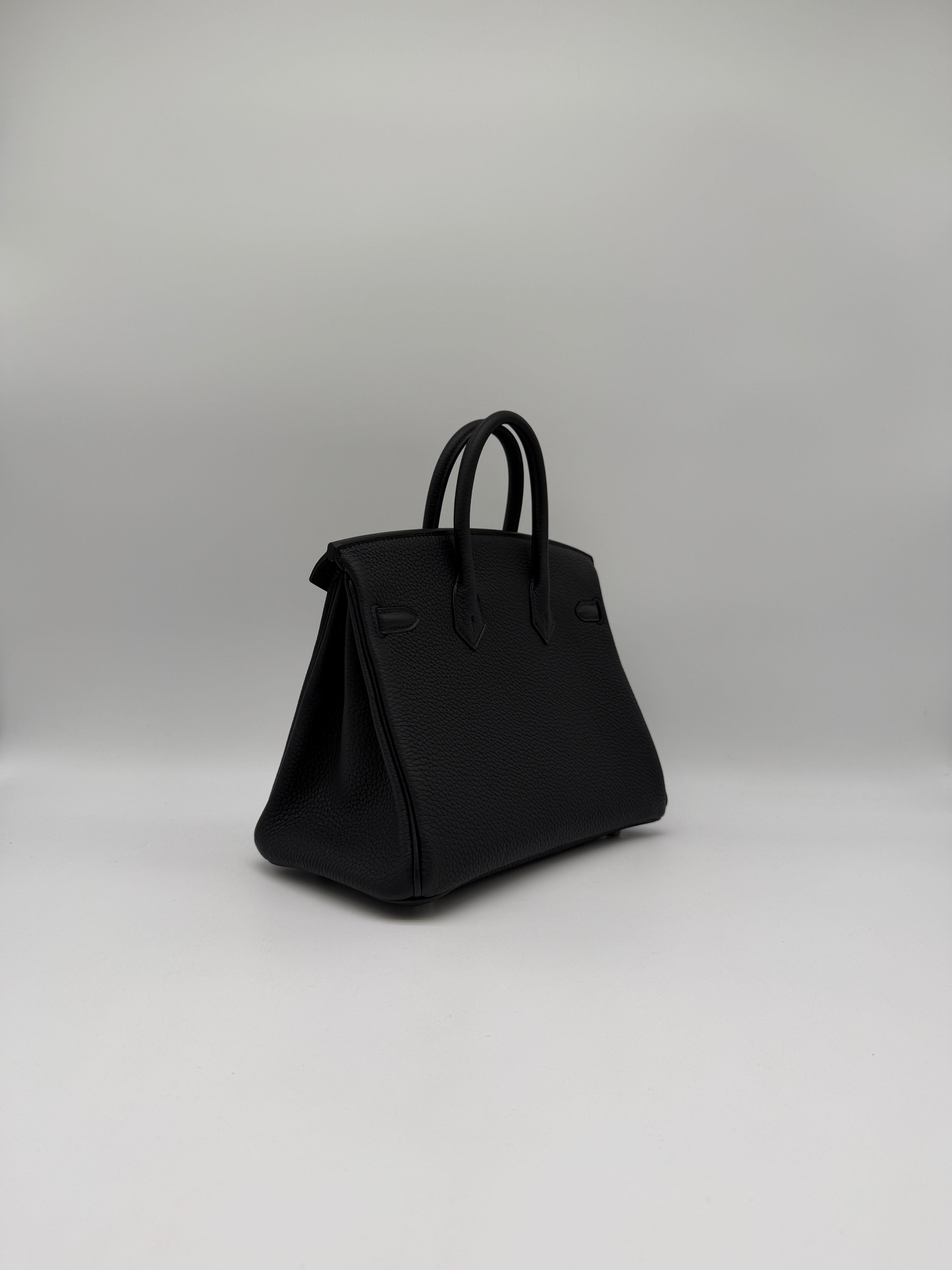 Hermès Hermès Birkin 25 Black Togo Palladium Hardware