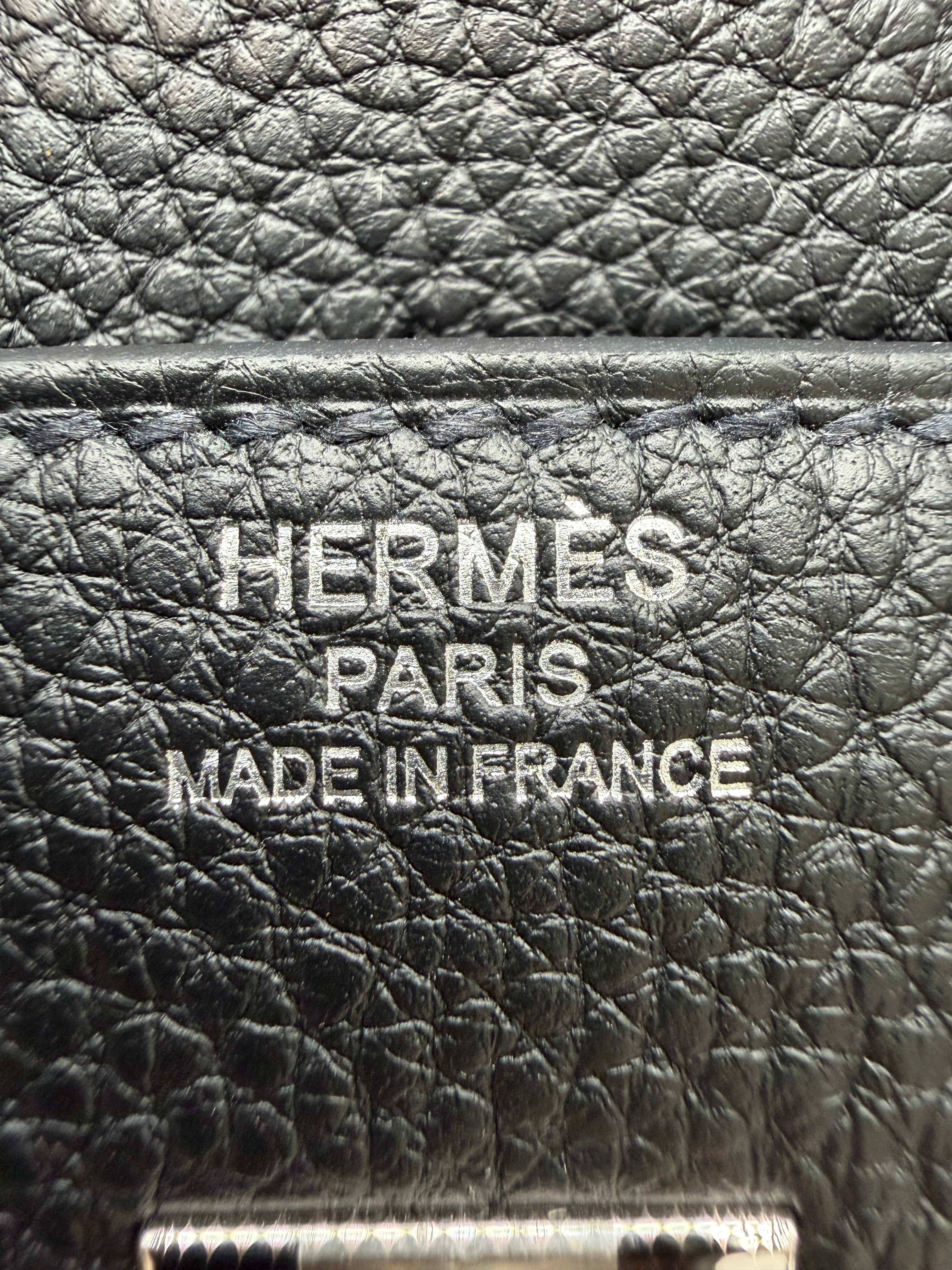 Hermès Hermès Birkin 25 Black Togo Palladium Hardware