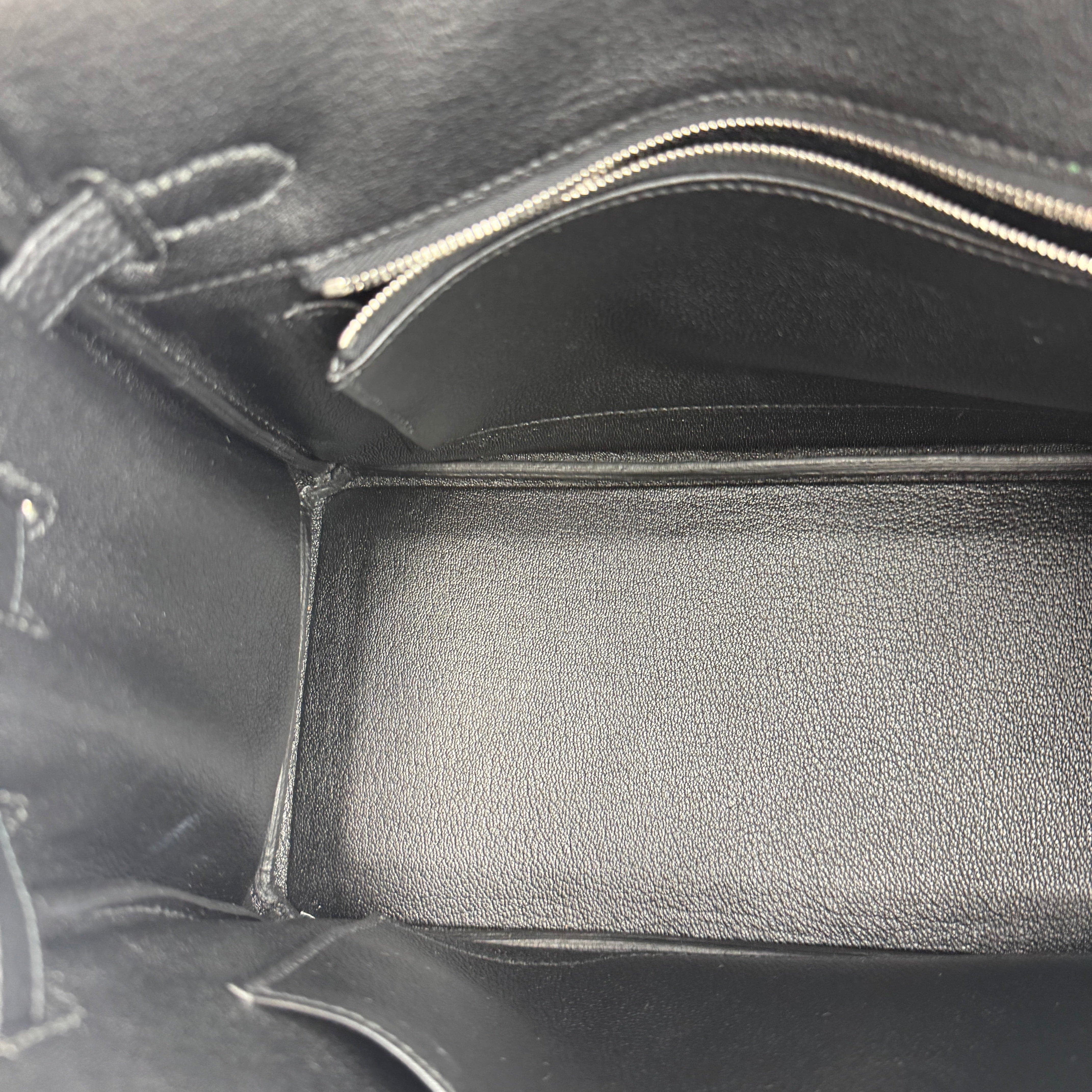 Hermès Hermes Birkin 25 Black togo PHW K B-338919