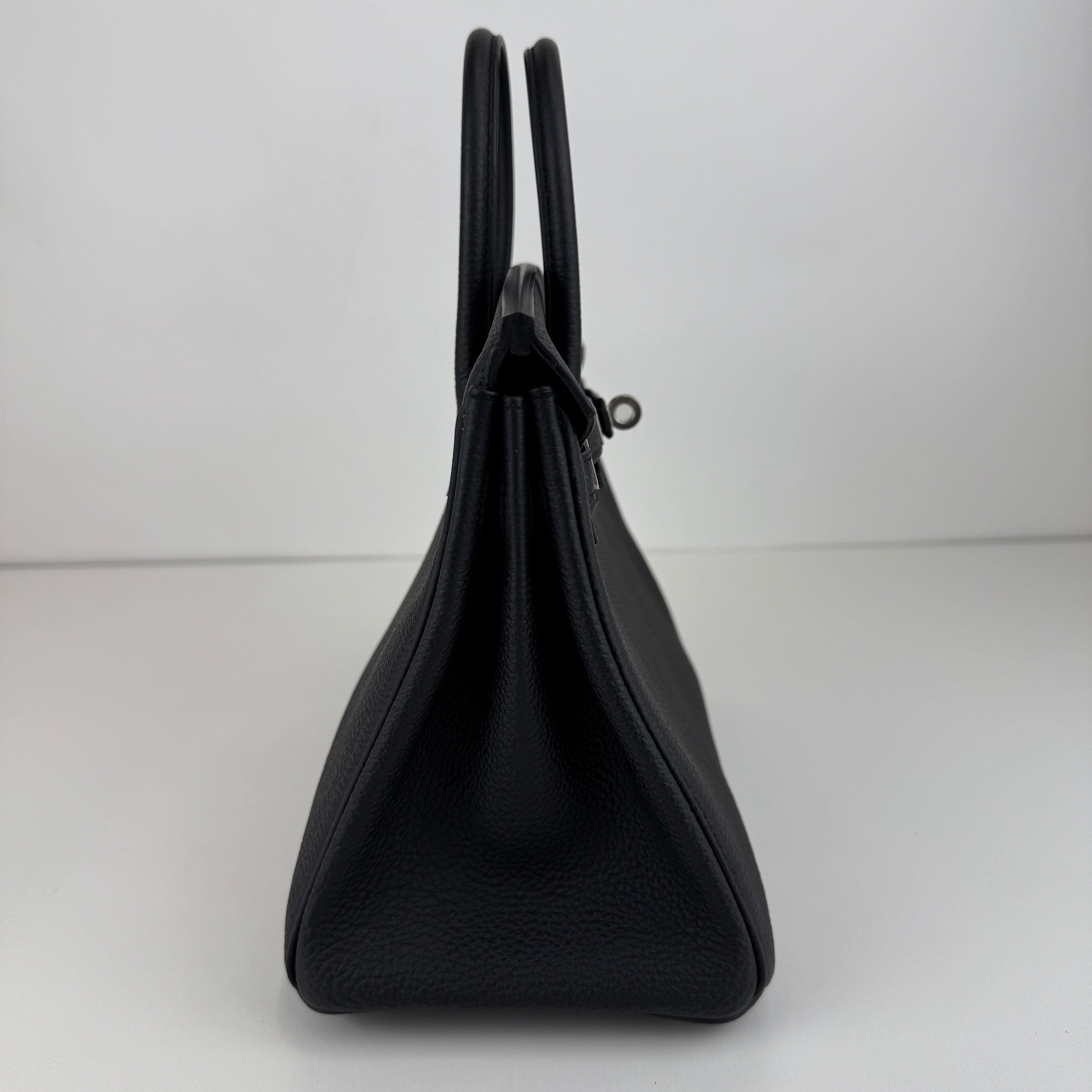 Hermès Hermes Birkin 25 Black togo PHW K B-338919