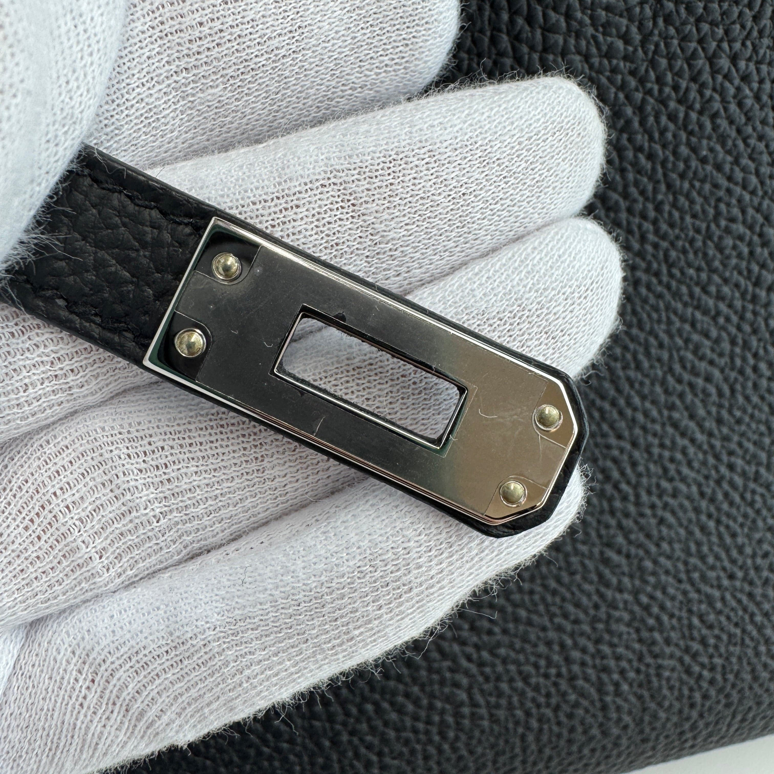 Hermès Hermes Birkin 25 Black togo PHW K B-338919