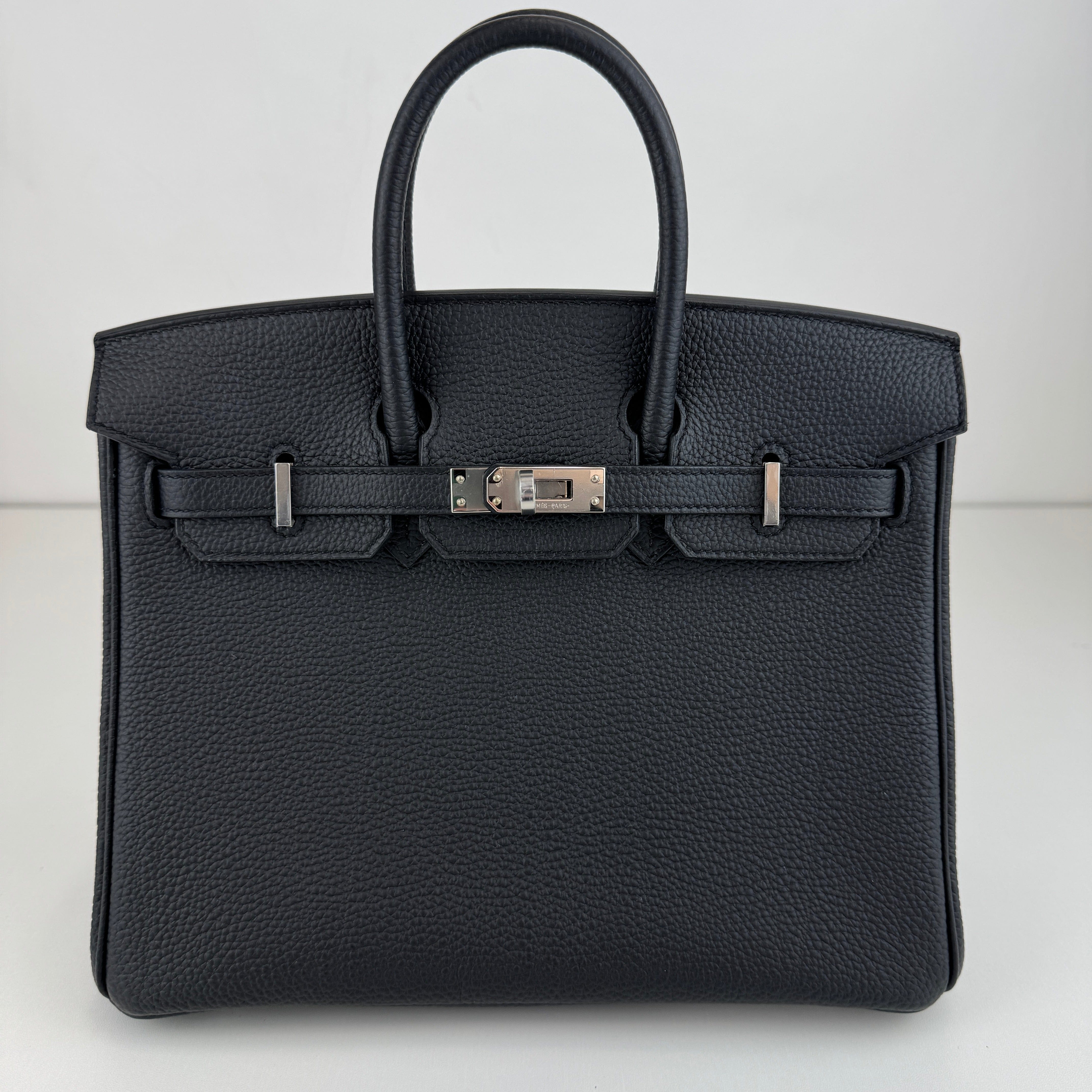 Hermès Hermes Birkin 25 Black togo PHW K B-338919