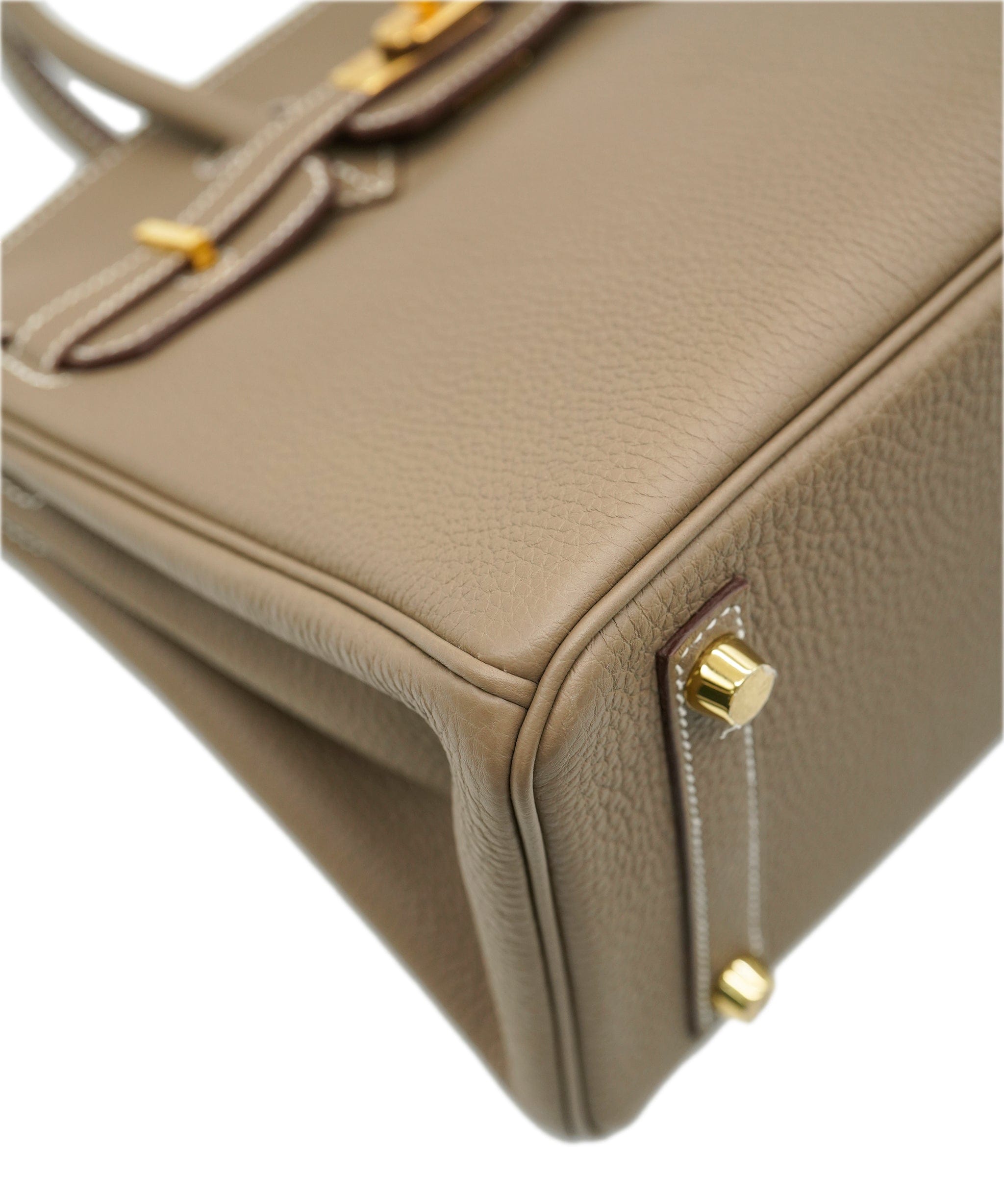 Hermès Hermes Birkin 25 Etoupe Togo With GHW | PRELOVED 2023 (B STAMP) Full Set ALC2460