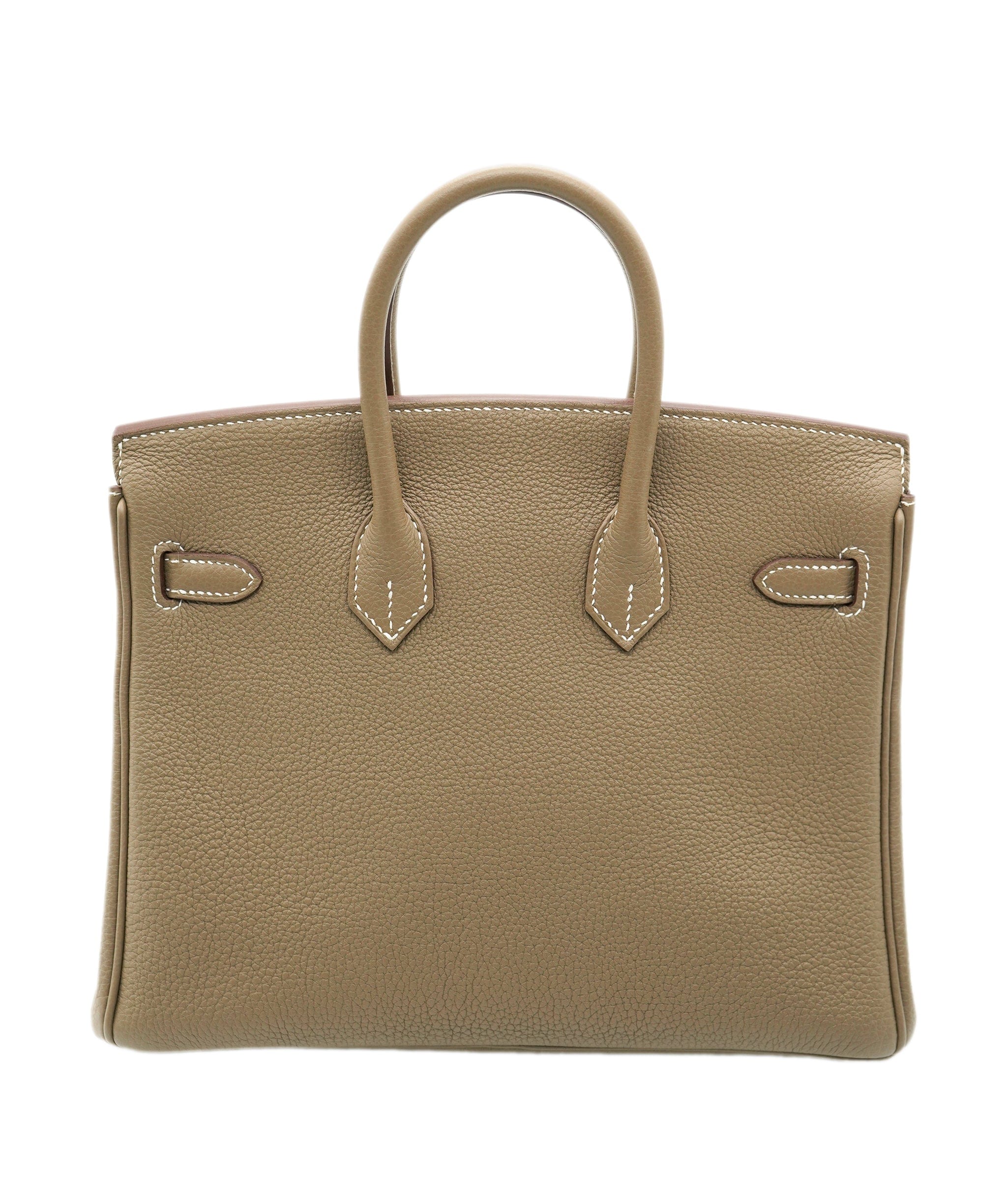 Hermès Hermes Birkin 25 Etoupe Togo With GHW | PRELOVED 2023 (B STAMP) Full Set ALC2460