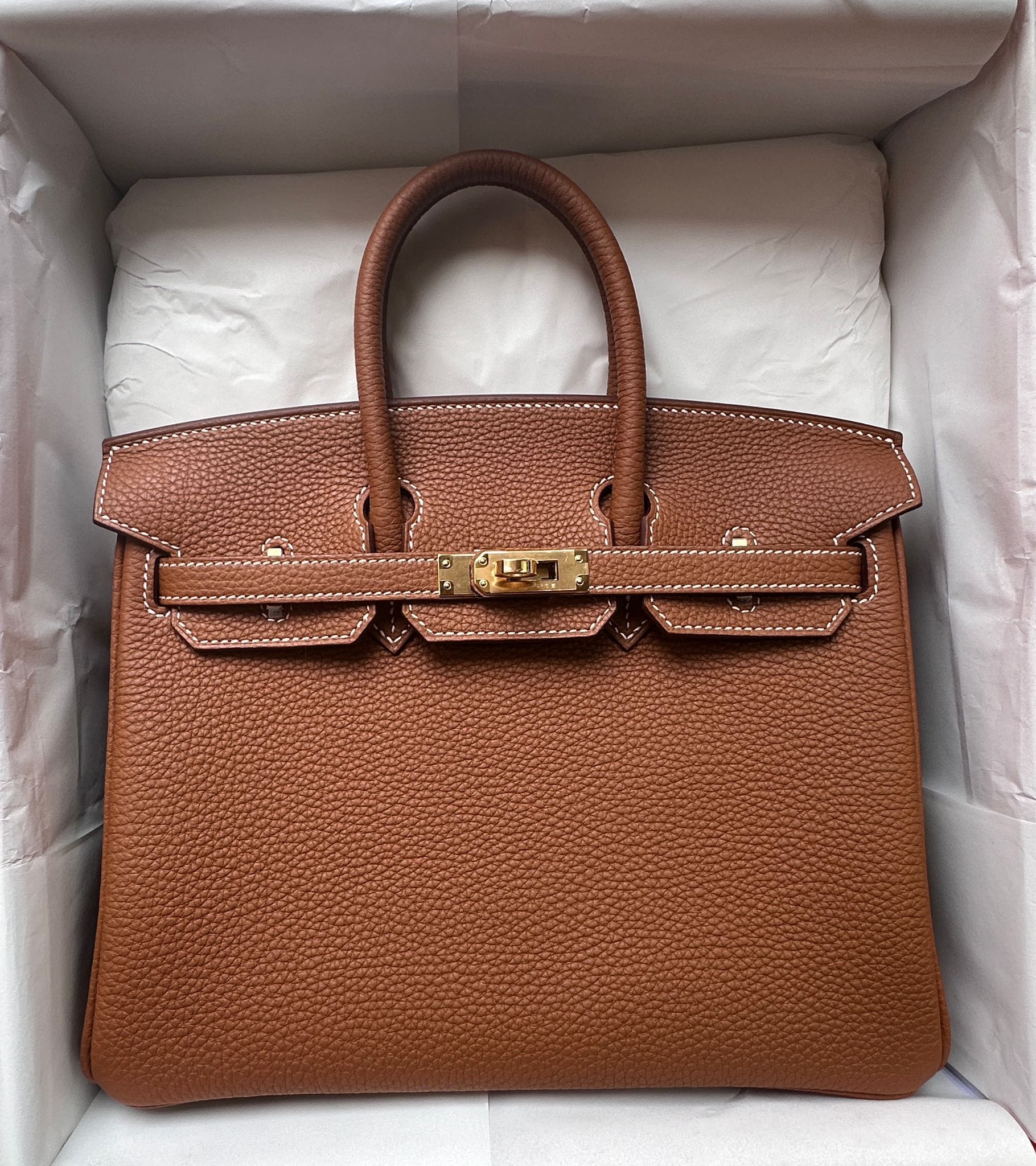Hermès Hermes Birkin 25 Gold Togo #H SKCJB-290180