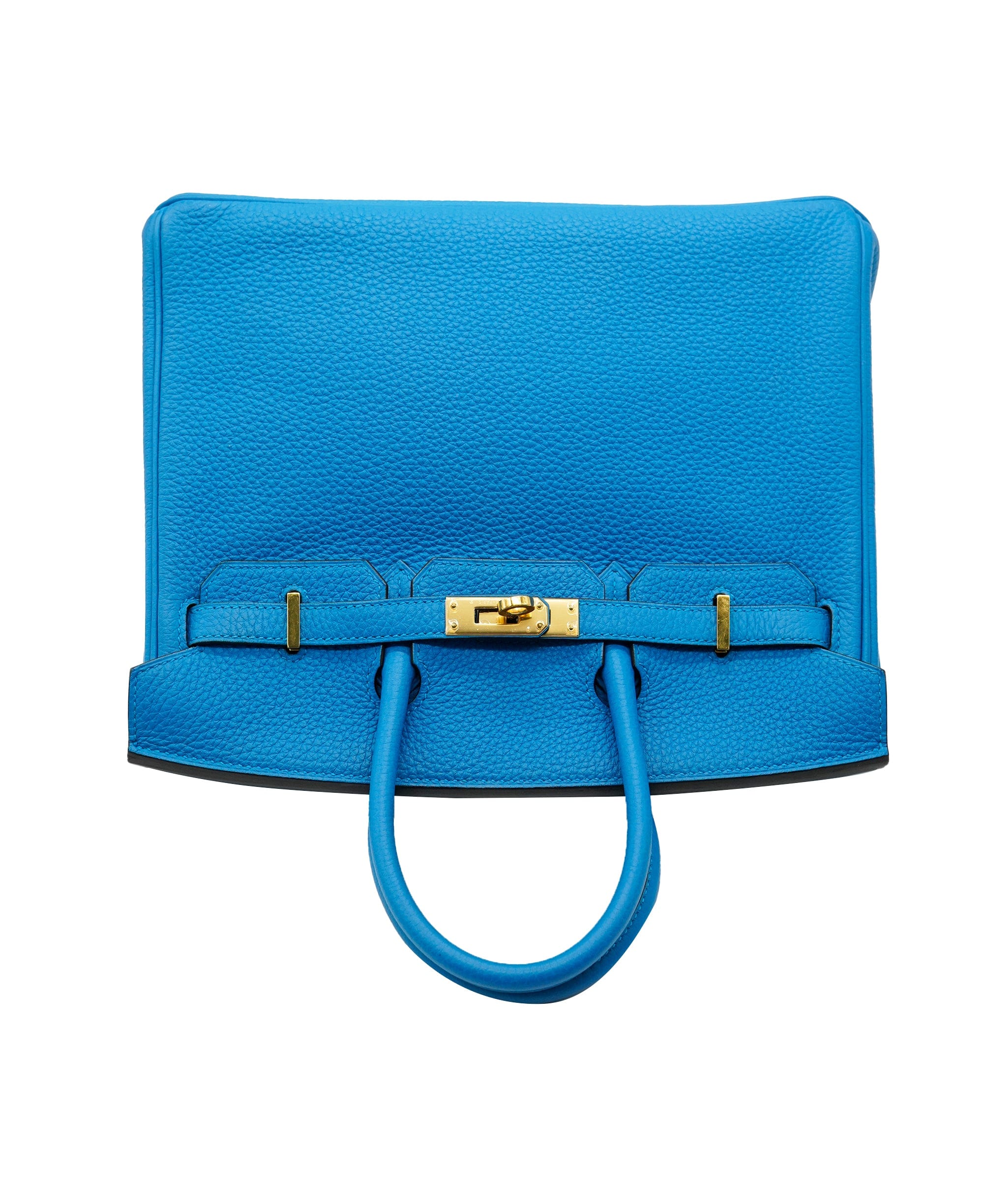 Hermès Hermes Birkin 25 Mykonos Blue Togo With GHW | PRELOVED 2017 (A STAMP) Full set ALC2459