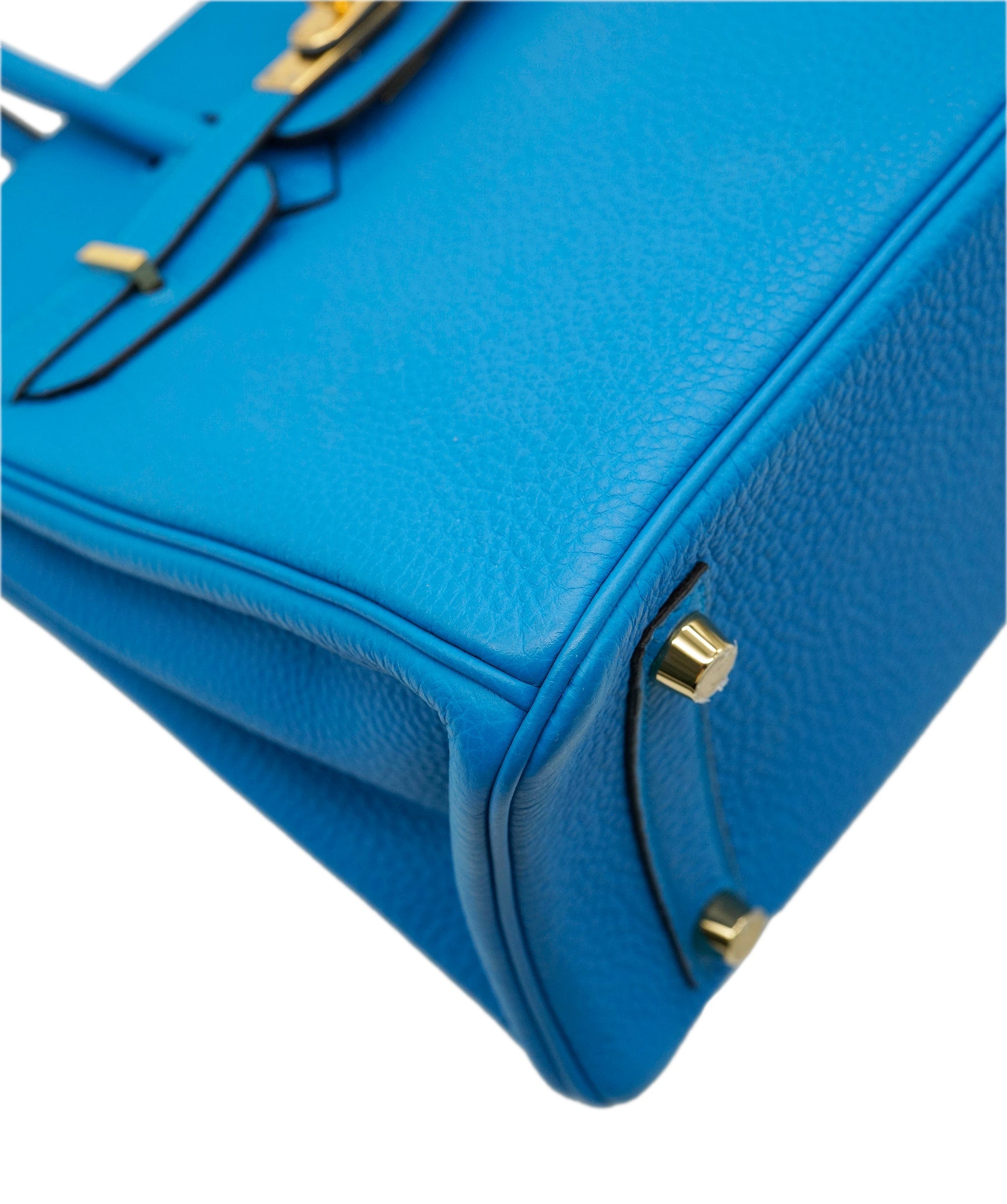 Hermès Hermes Birkin 25 Mykonos Blue Togo With GHW | PRELOVED 2017 (A STAMP) Full set ALC2459