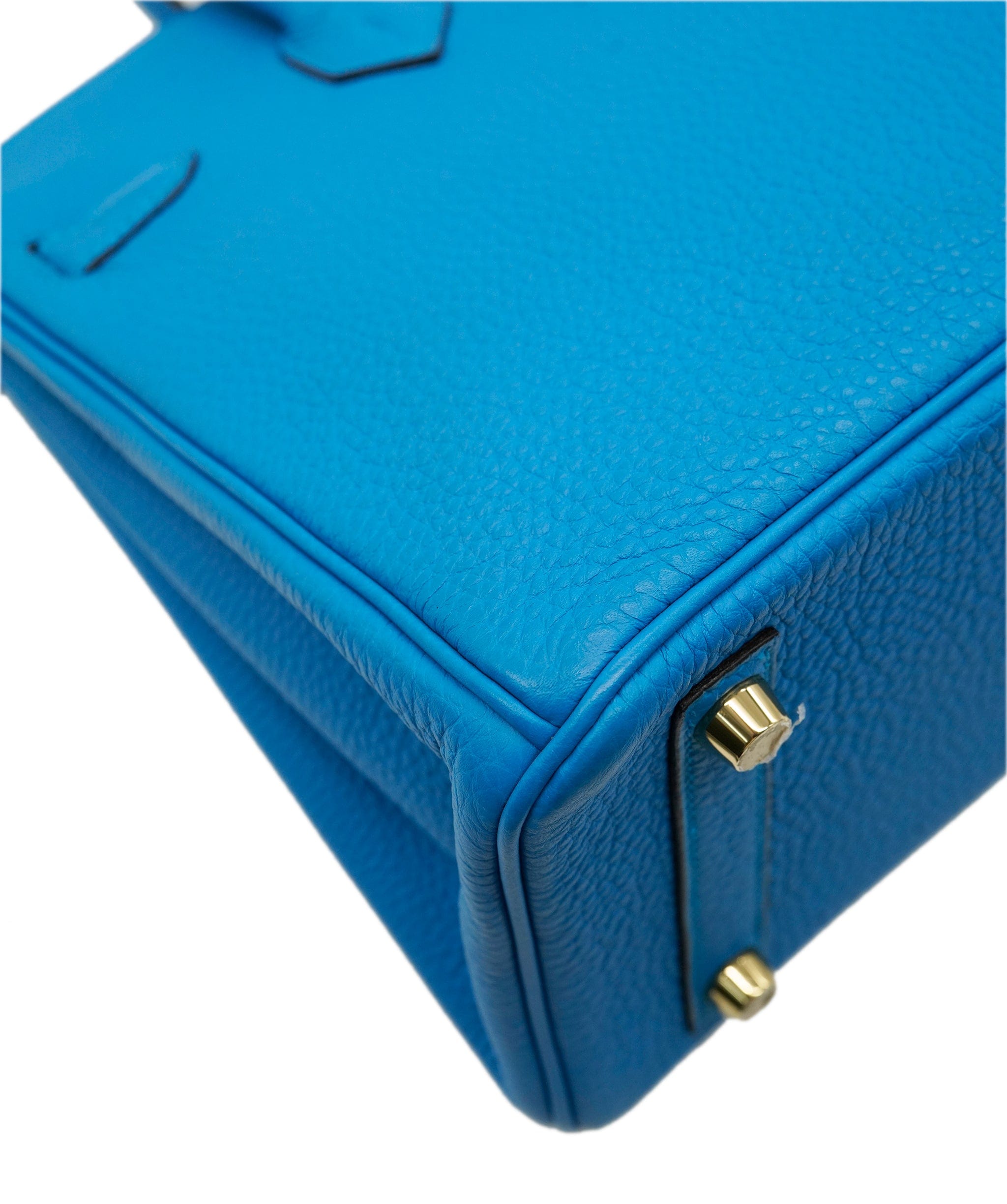 Hermès Hermes Birkin 25 Mykonos Blue Togo With GHW | PRELOVED 2017 (A STAMP) Full set ALC2459