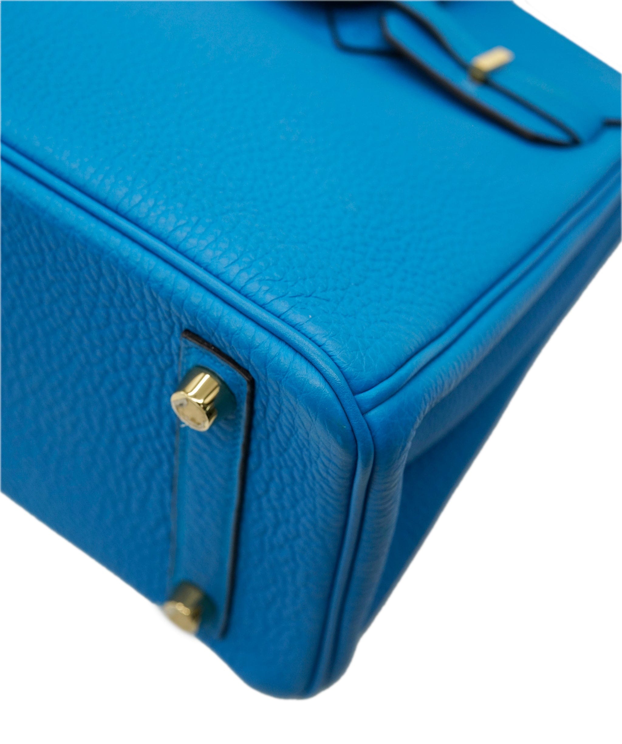 Hermès Hermes Birkin 25 Mykonos Blue Togo With GHW | PRELOVED 2017 (A STAMP) Full set ALC2459