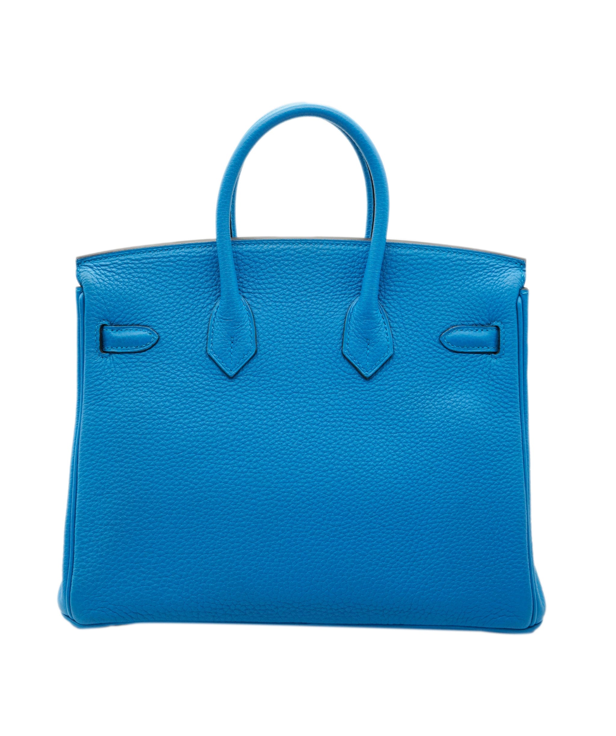 Hermès Hermes Birkin 25 Mykonos Blue Togo With GHW | PRELOVED 2017 (A STAMP) Full set ALC2459