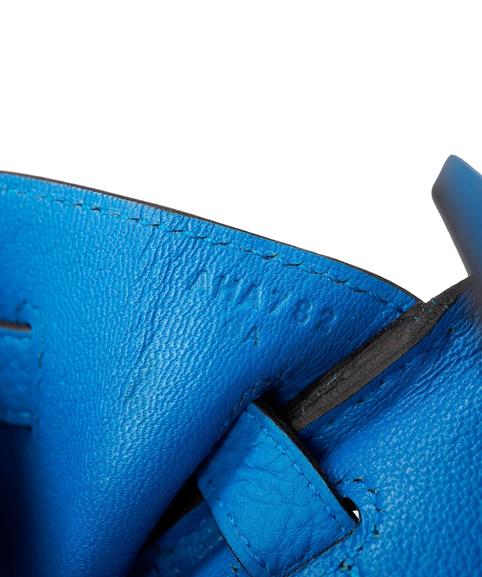 Hermès Hermes Birkin 25 Mykonos Blue Togo With GHW | PRELOVED 2017 (A STAMP) Full set ALC2459