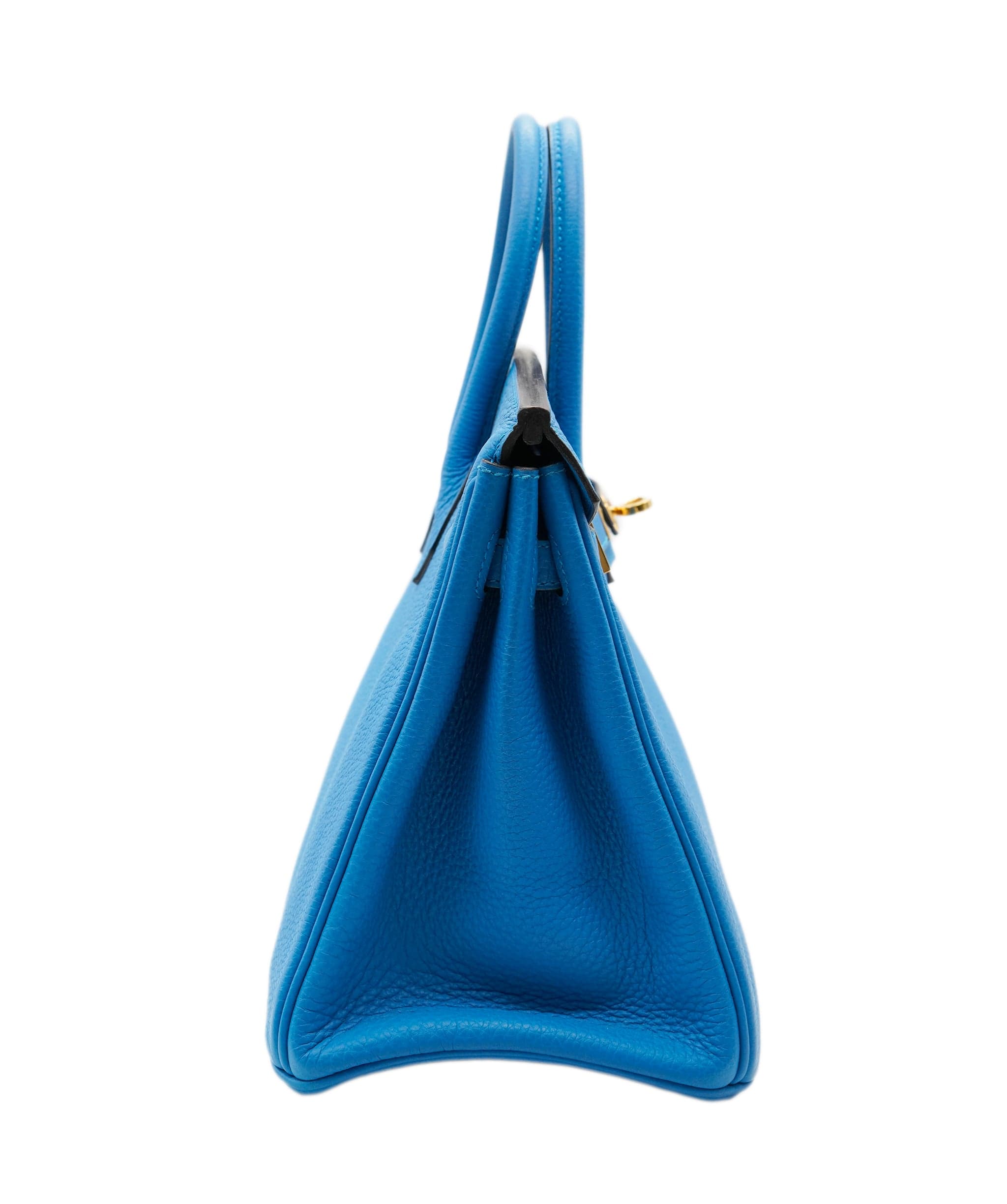 Hermès Hermes Birkin 25 Mykonos Blue Togo With GHW | PRELOVED 2017 (A STAMP) Full set ALC2459