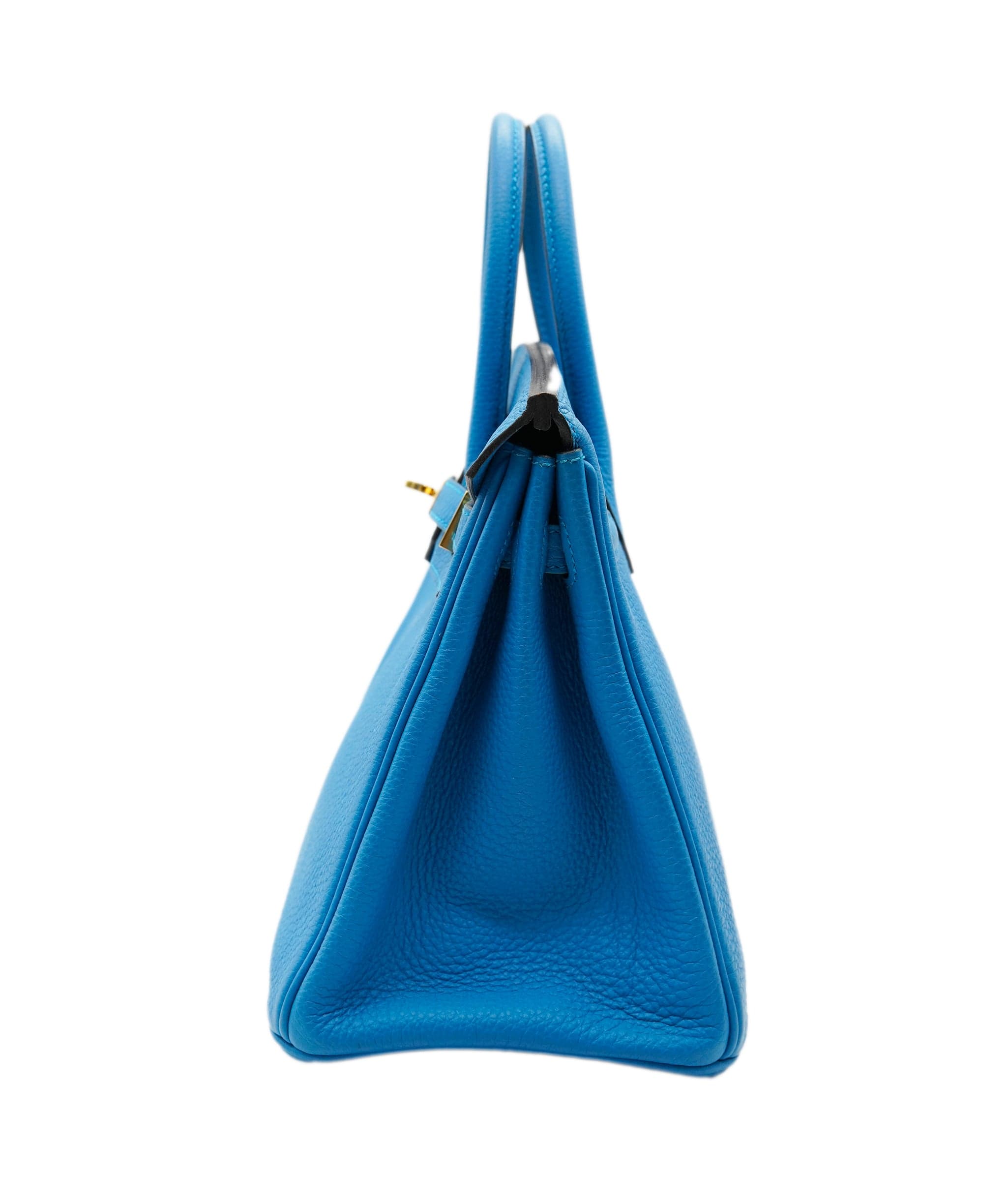 Hermès Hermes Birkin 25 Mykonos Blue Togo With GHW | PRELOVED 2017 (A STAMP) Full set ALC2459