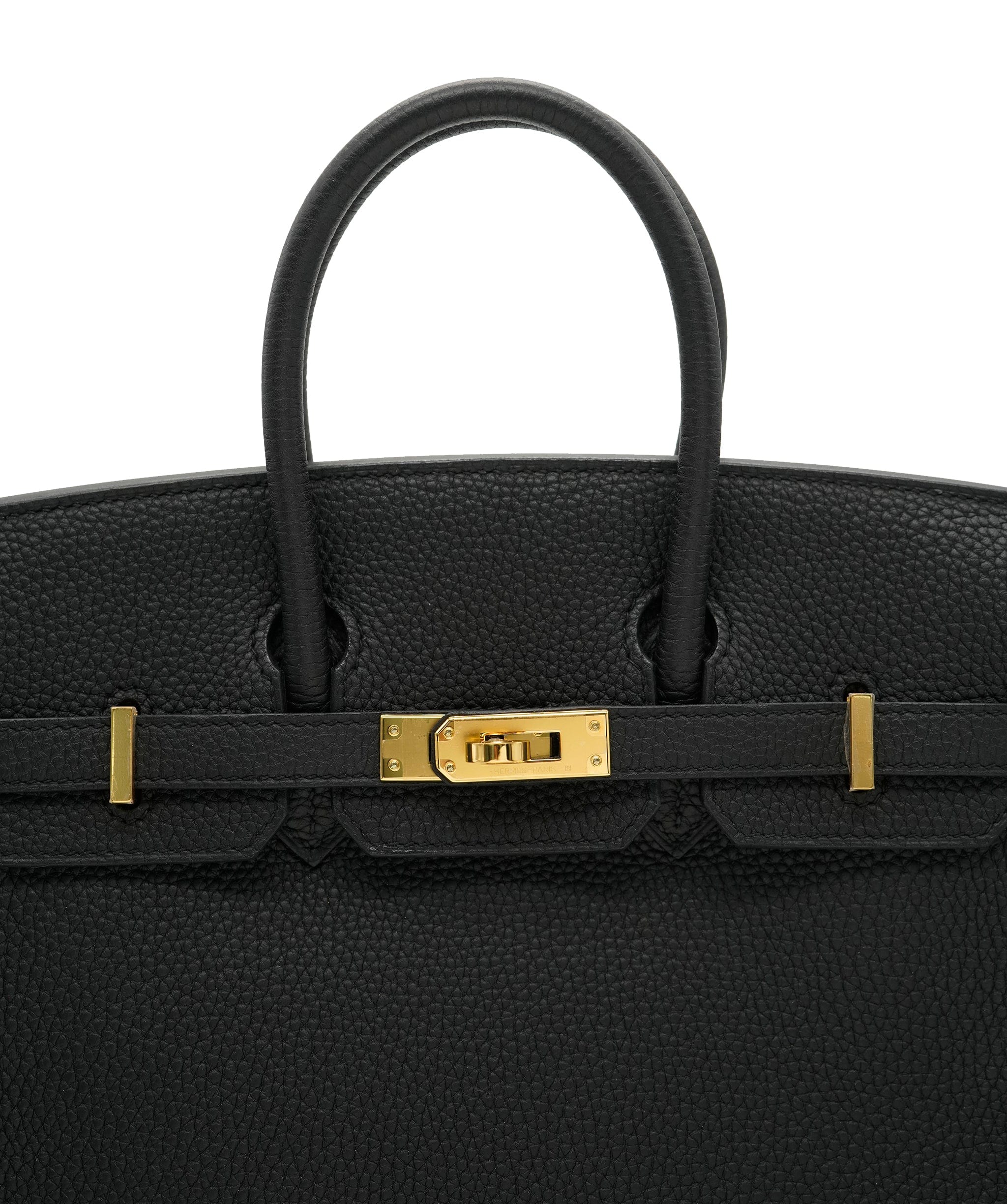 Hermès Hermes Birkin 25 Noir Togo With GHW | PRELOVED 2022 (U STAMP) Full Set ALC2458