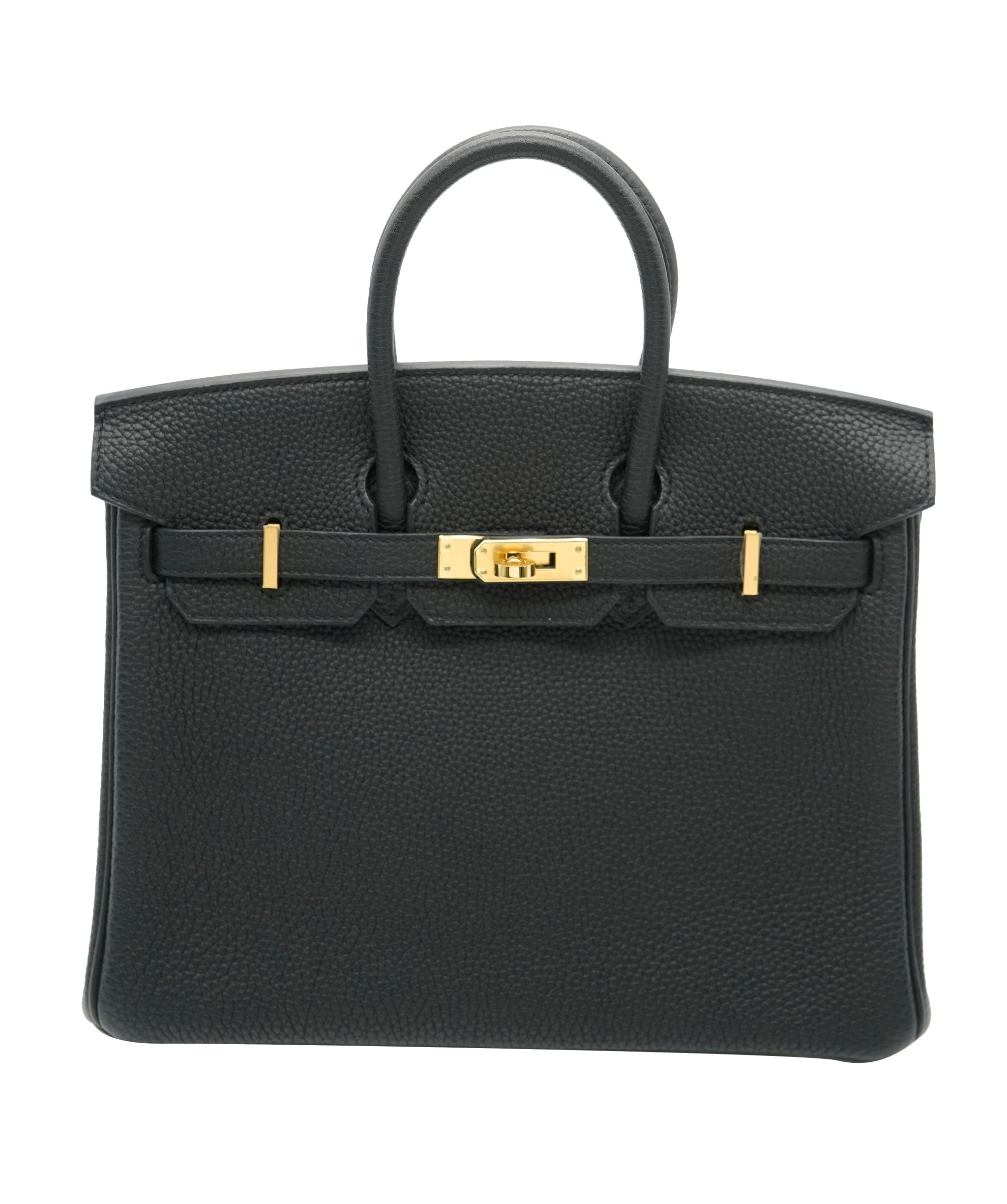 Hermès Hermes Birkin 25 Noir Togo With GHW | PRELOVED 2022 (U STAMP) Full Set ALC2458