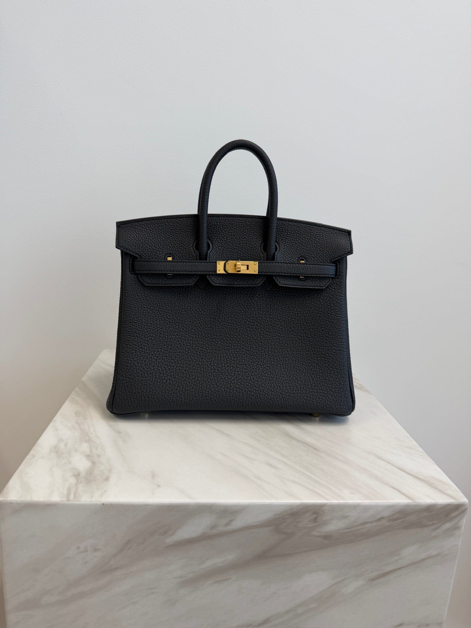 Hermès Hermès Birkin 25 Plomb Togo Gold Hardware