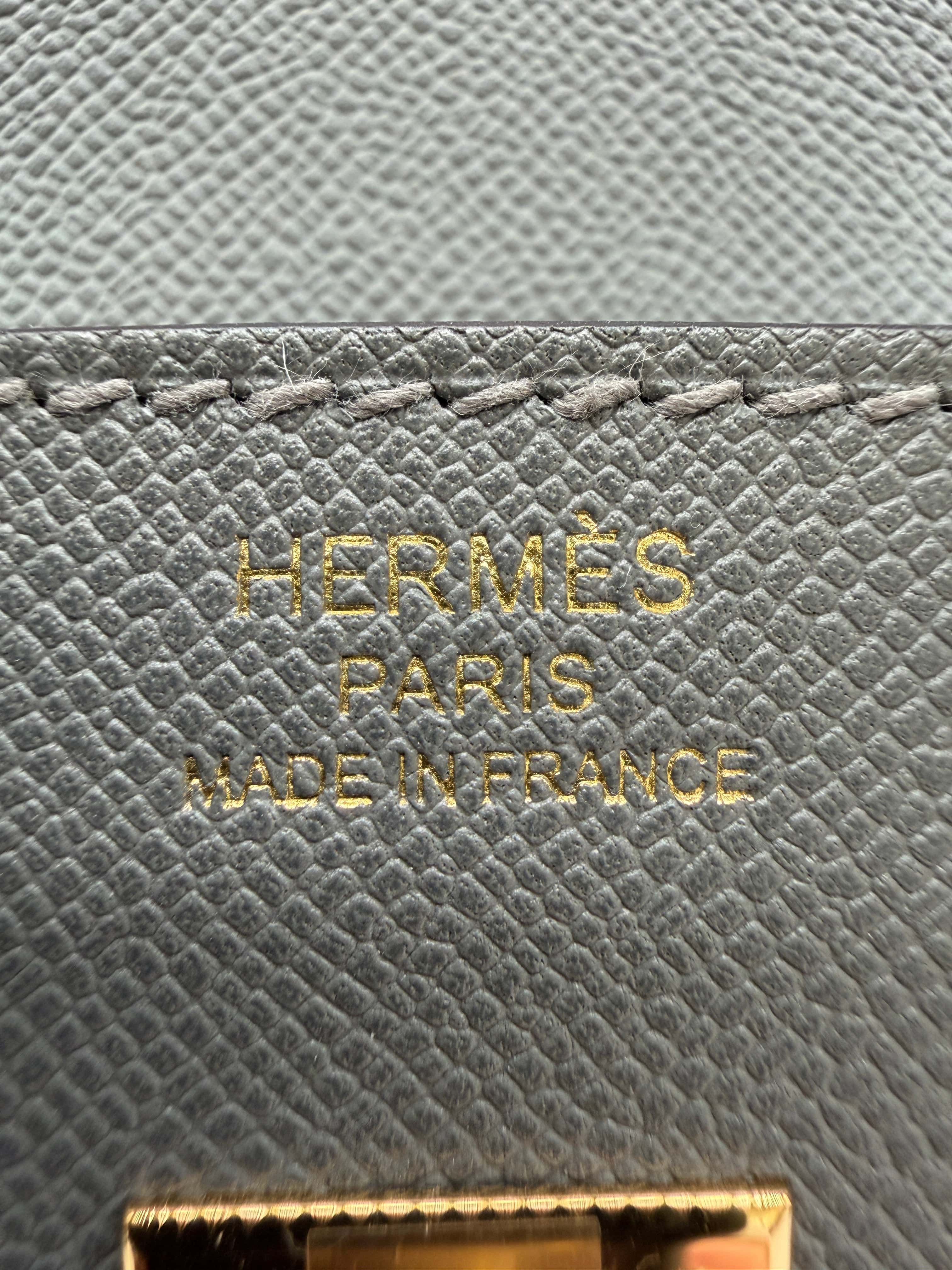 Hermès Hermès Birkin 25 Sellier Gris Meyer Madame Gold Hardware