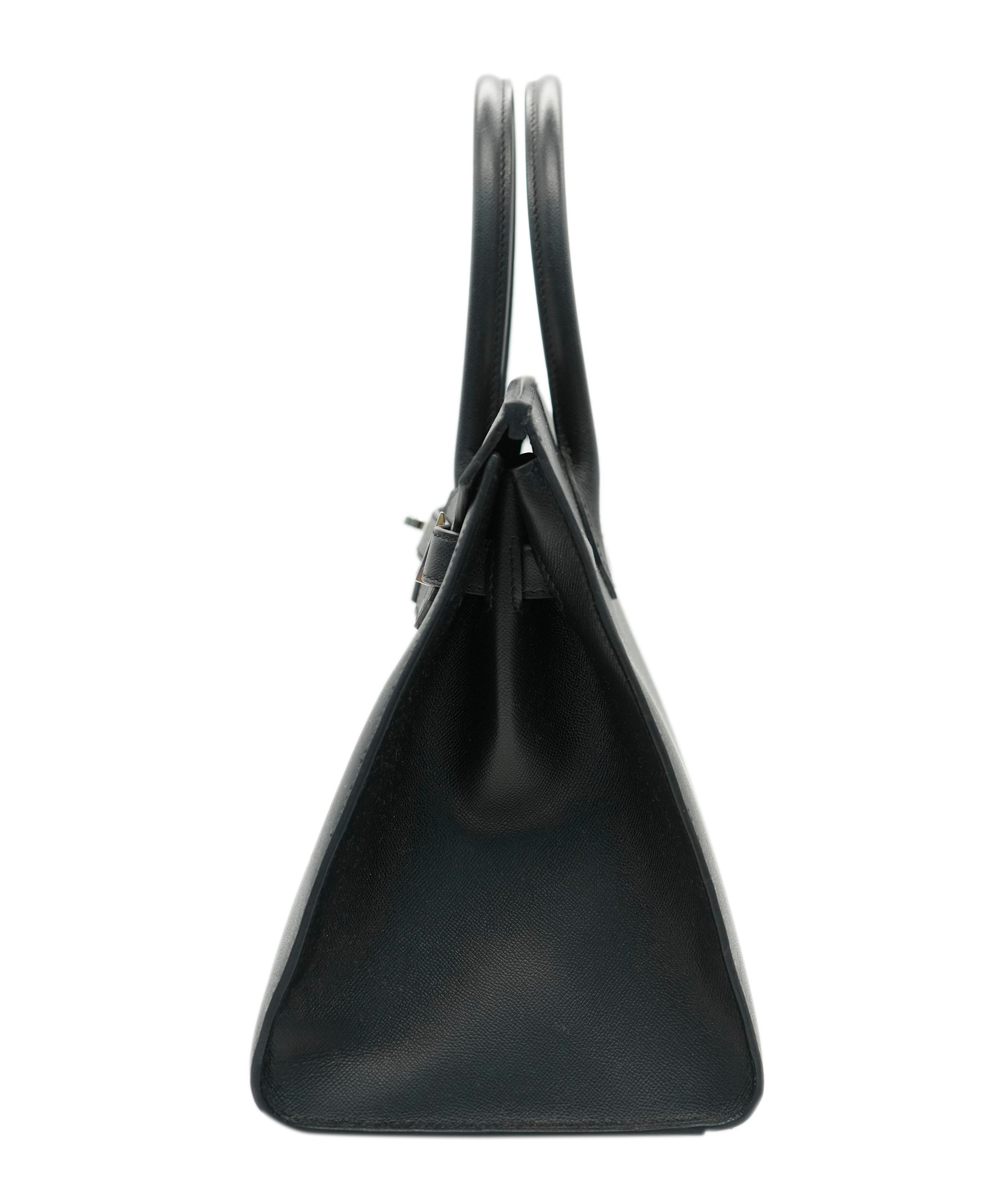 Hermès Hermes birkin 30 black sellier with PHW - AJC0764