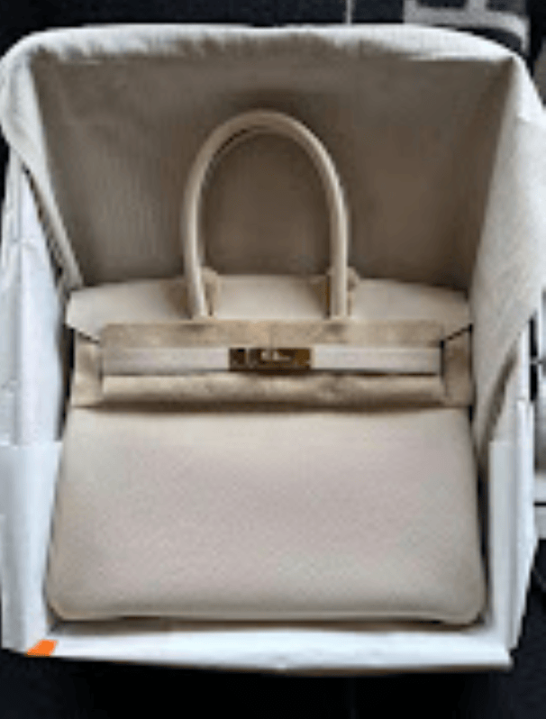 Hermès Hermes Birkin 30 Craie GHW K Togo ALTC0608