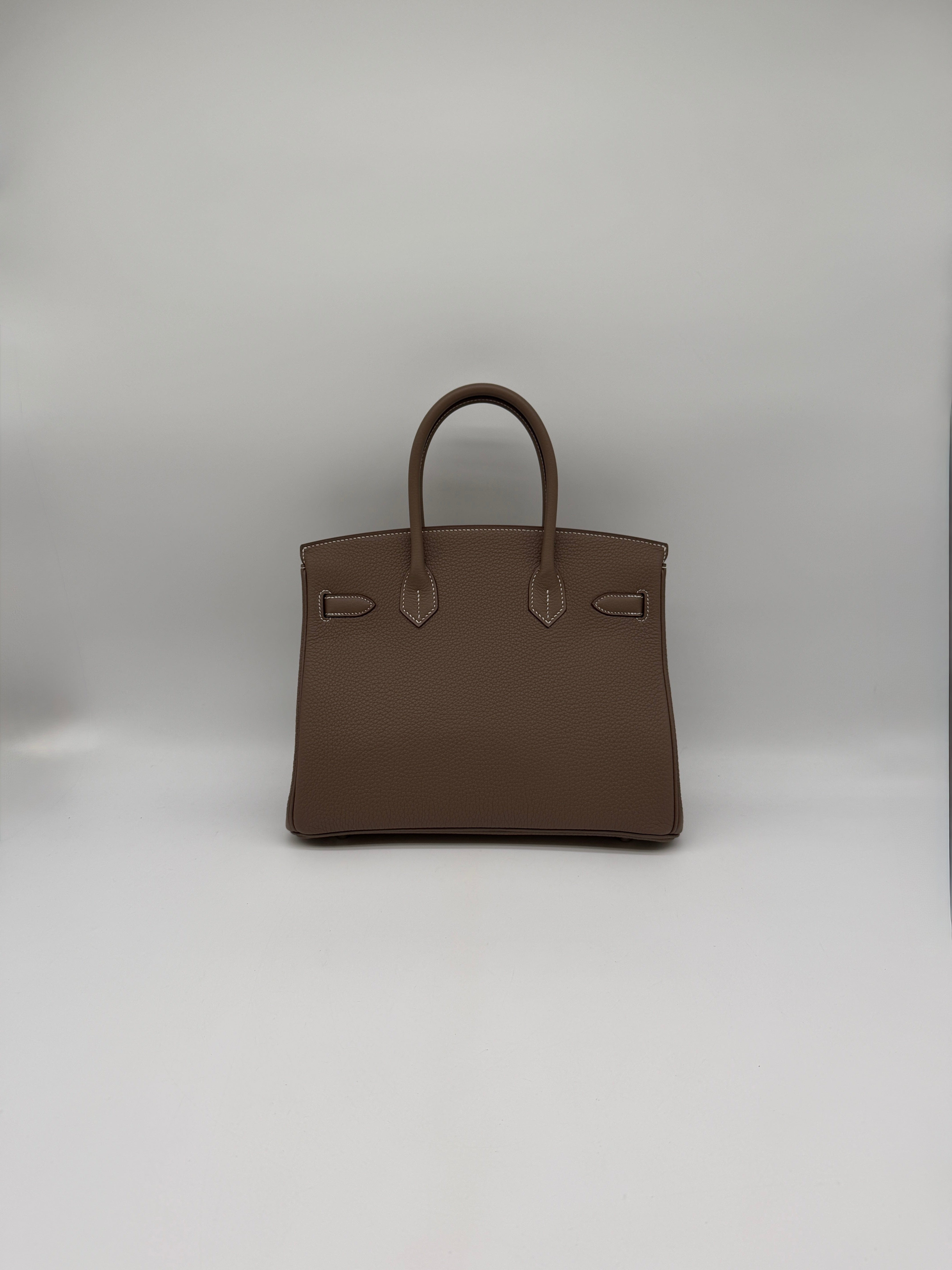 Hermès Hermès Birkin 30 Etoupe Togo Palladium Hardware