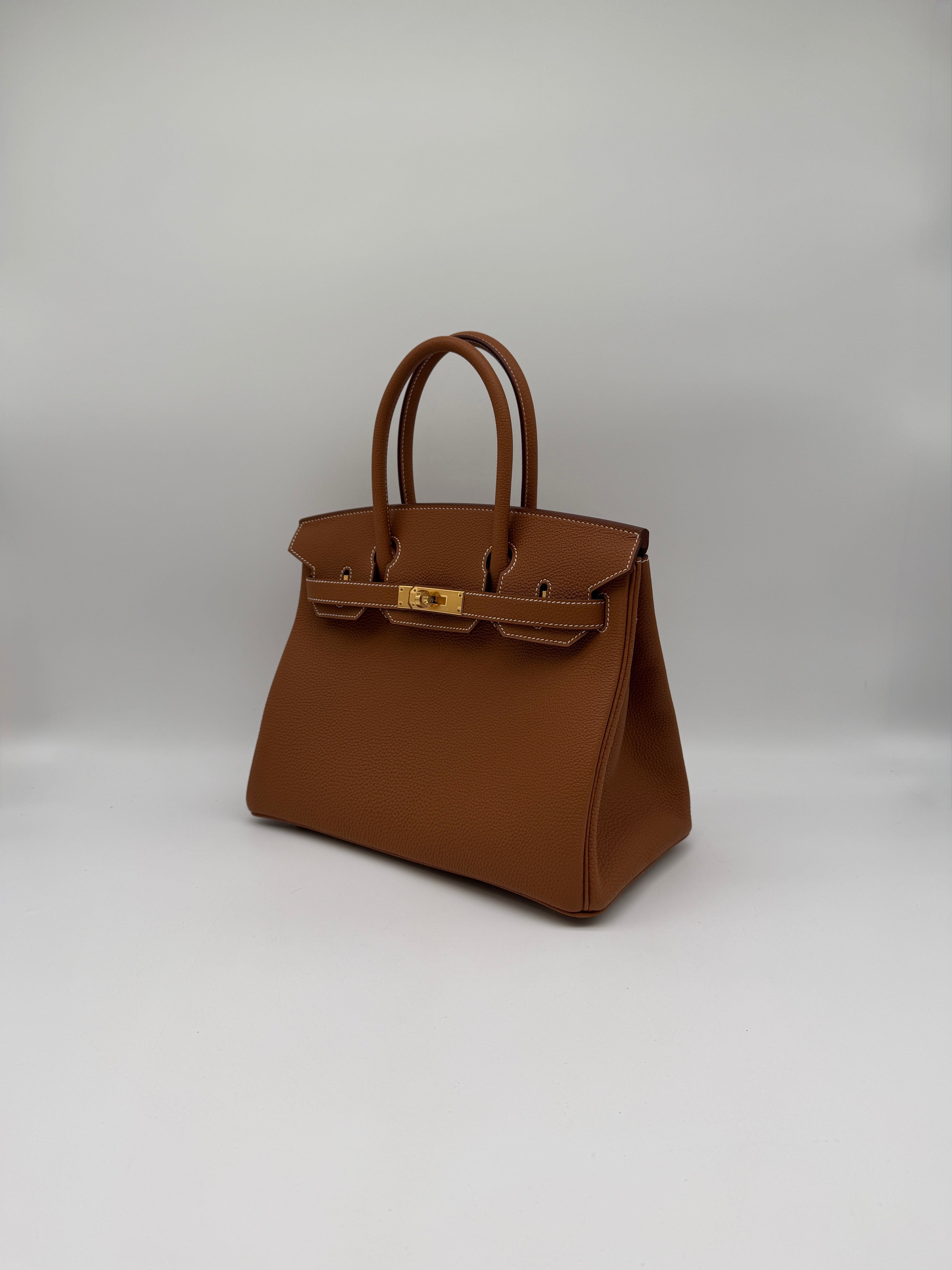 Hermès Hermès Birkin 30 Gold Togo Gold Hardware