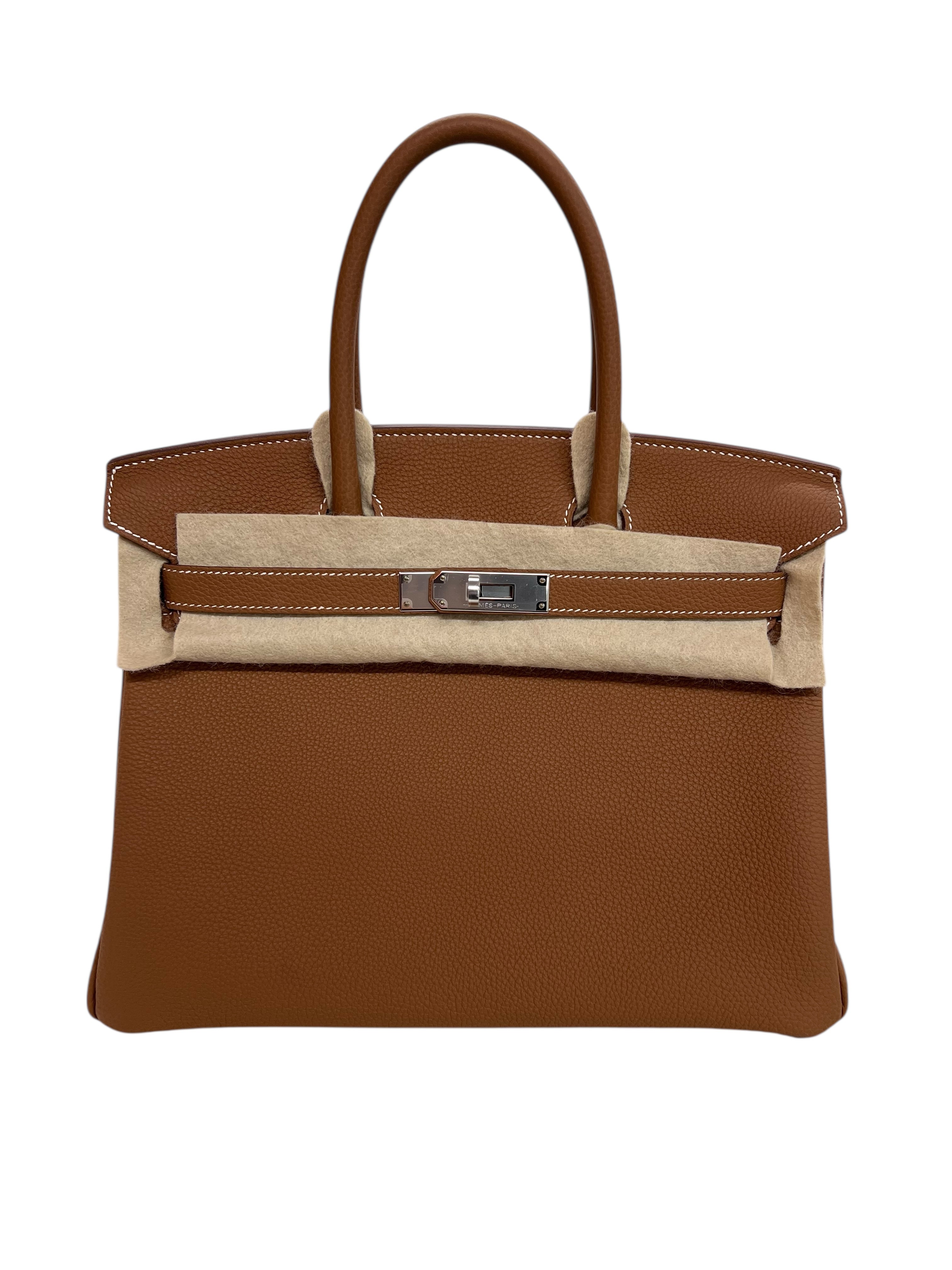 Hermès Hermes Birkin 30 Gold Togo PHW #K SKCJB-275882