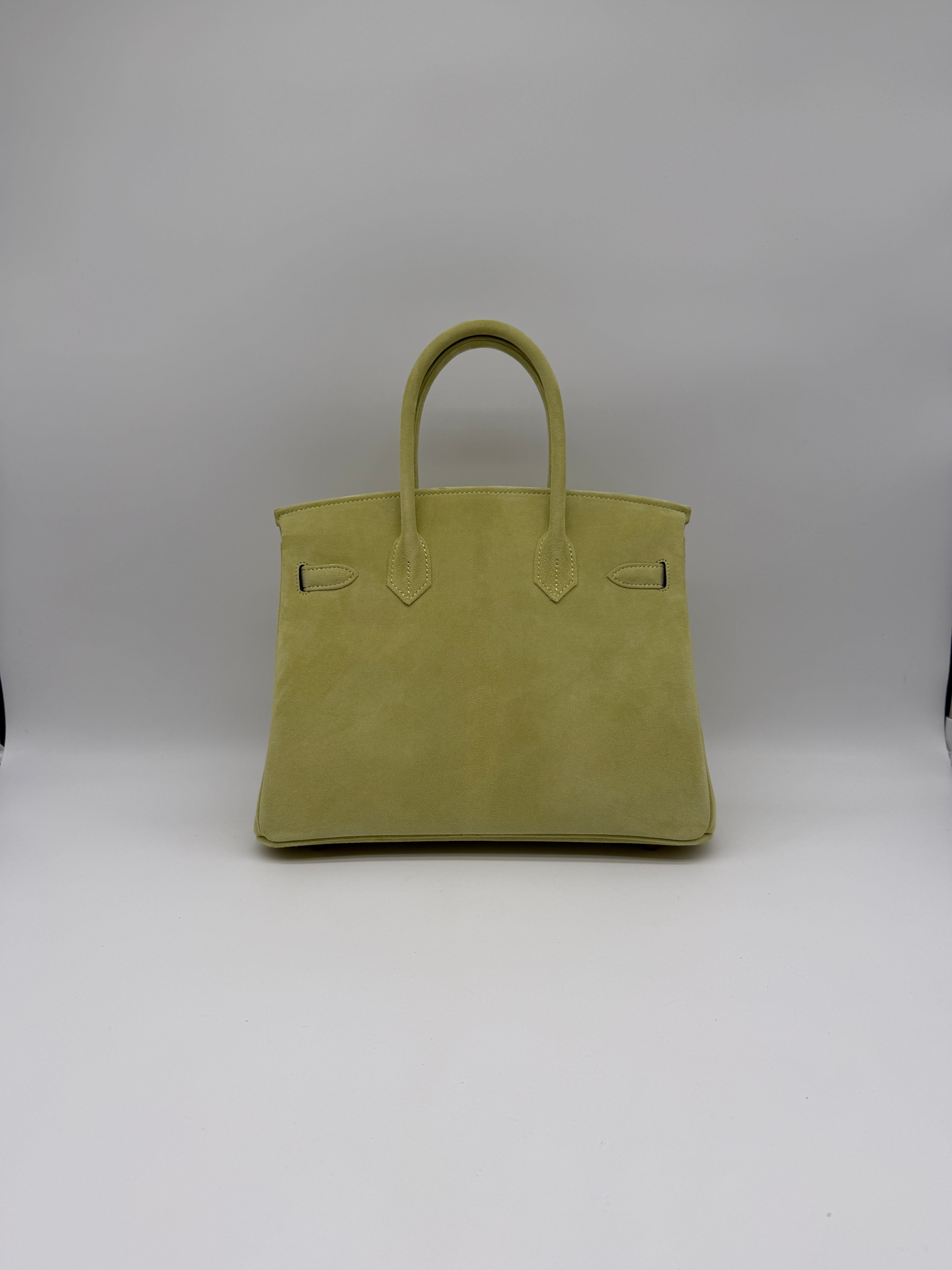 Hermès Hermès Birkin 30 Tilleul Doblis Permabrass Hardware