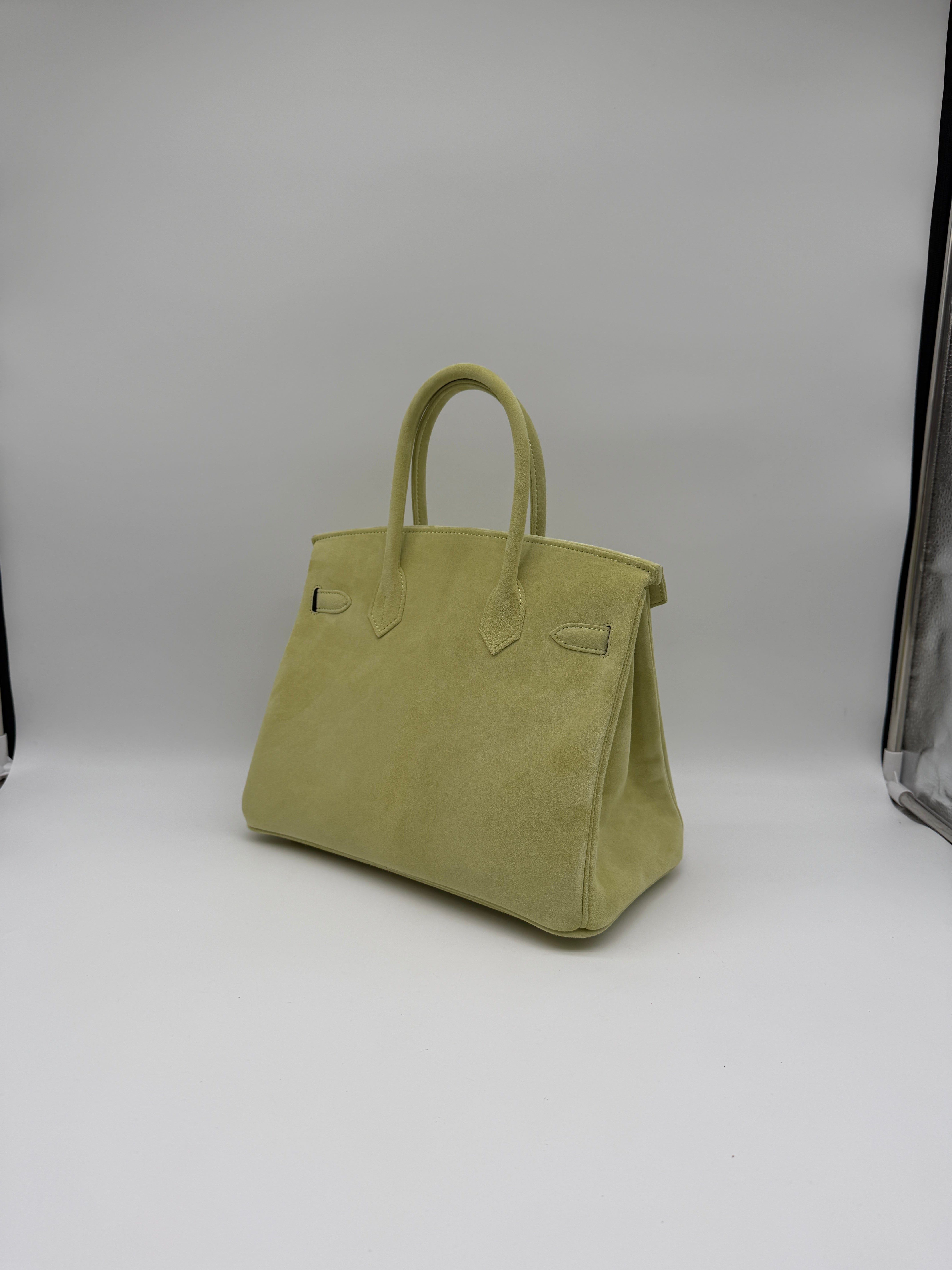 Hermès Hermès Birkin 30 Tilleul Doblis Permabrass Hardware