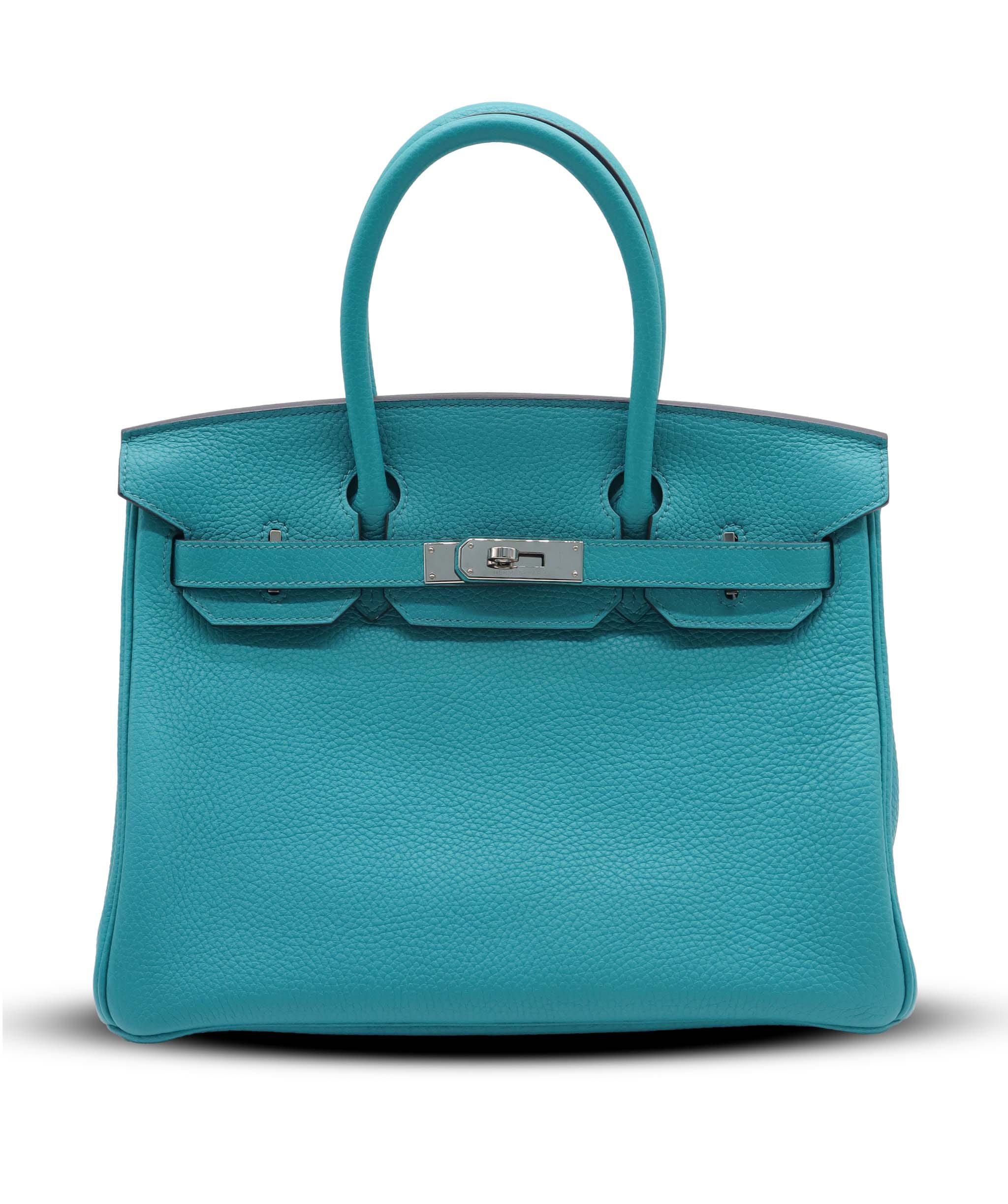 Hermès HERMES BIRKIN 30 VERT VERONE PHW AGC3771