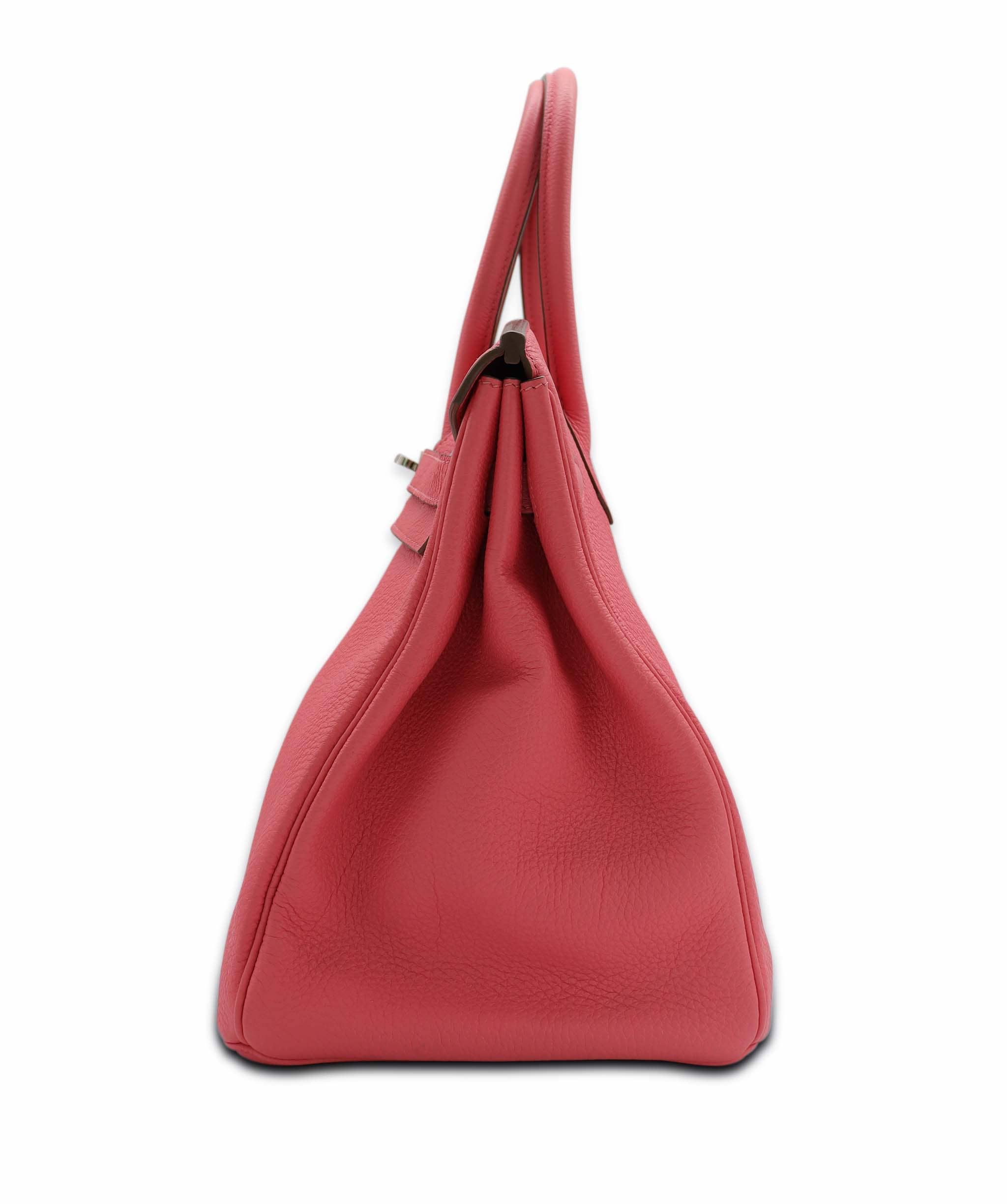 Hermès Hermes Birkin 35 Rose Lipstick Togo PHW AGC3534