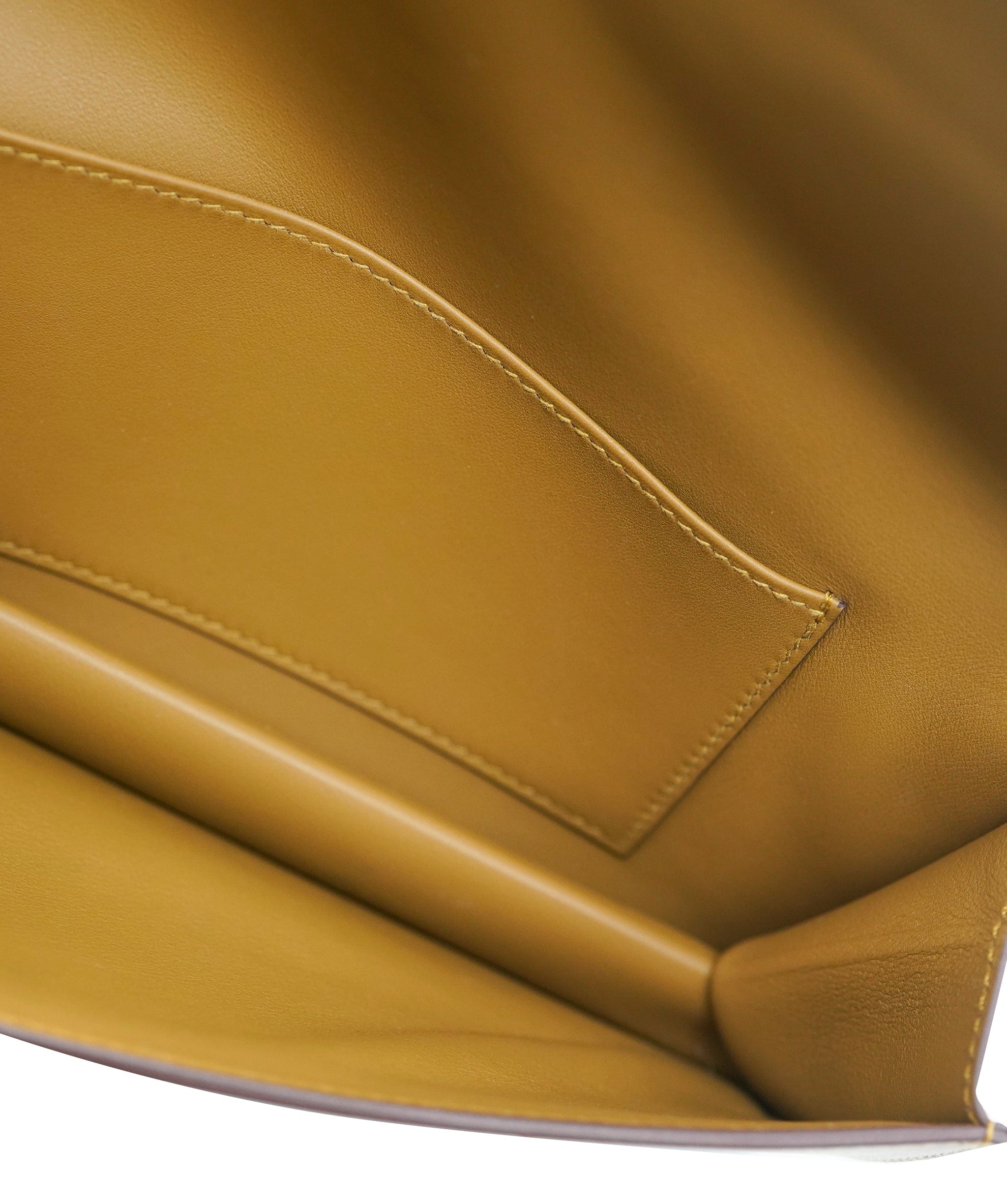 Hermès Hermes Birkin Shadow Pochette Bronze Pochette Broze D'ores ALC2400