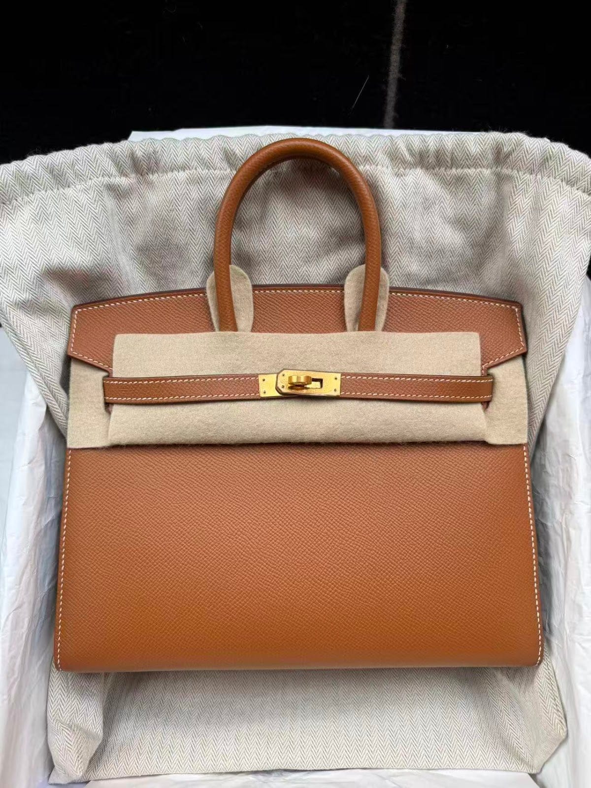 Hermès Hermes Birkin30(2) Gold Ghw U Epsom ALTC0152