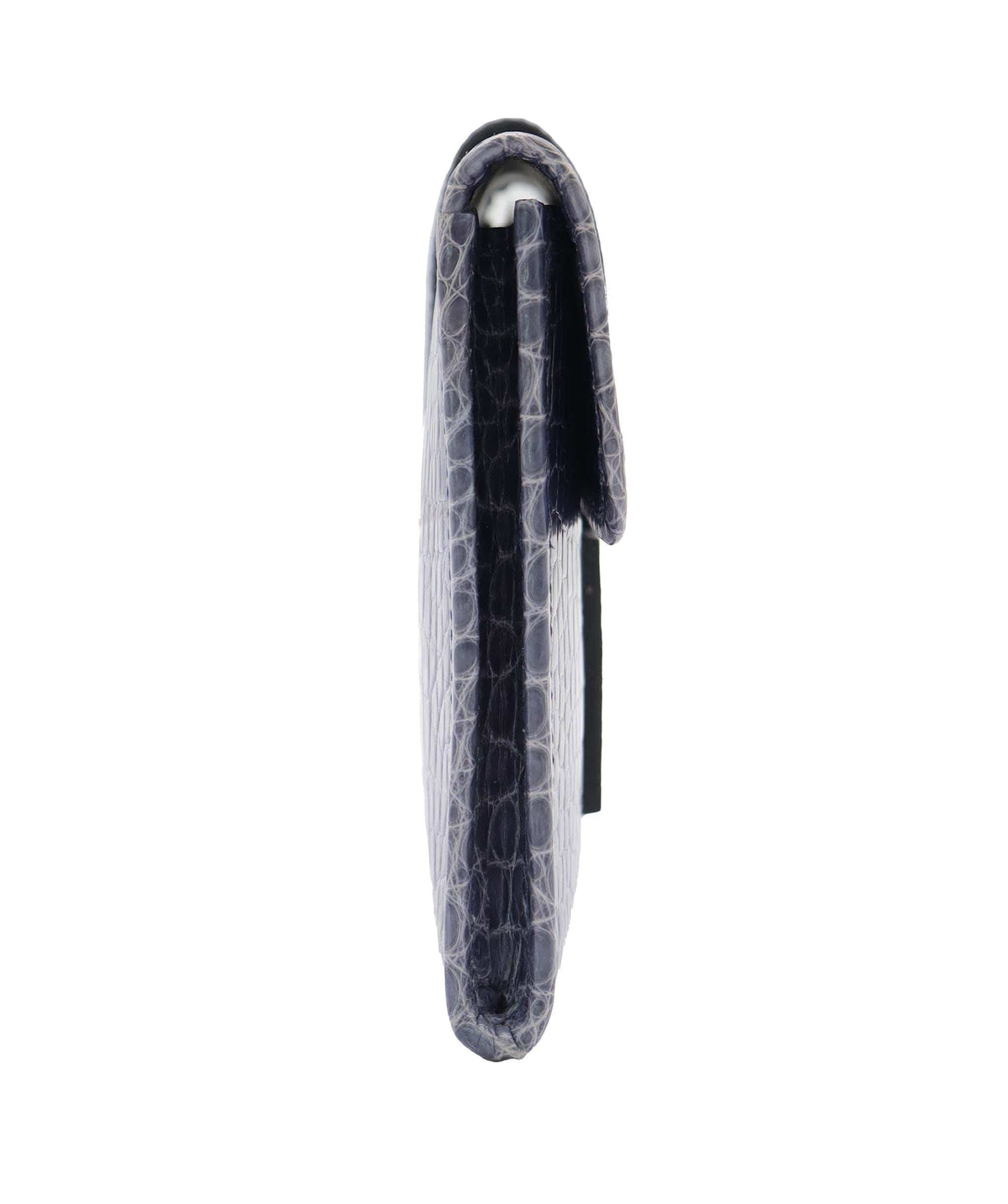 Hermès Hermès Bleu Brighton Shiny Mississippi Alligator Mini Jige Clutch DXBS6658
