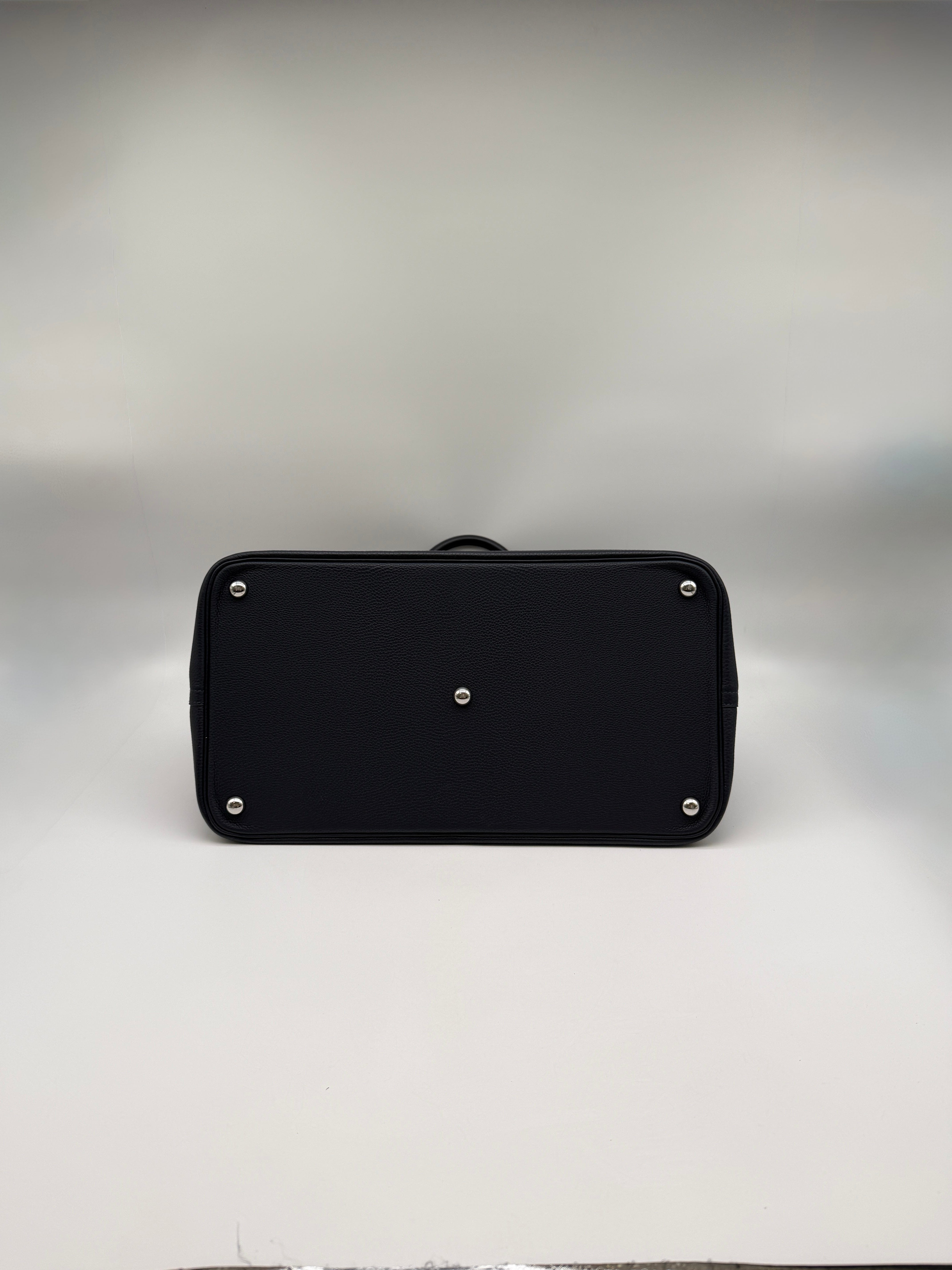 Hermès Hermès Bolide 45 Shark Bleu Nuit Togo Palladium Hardware
