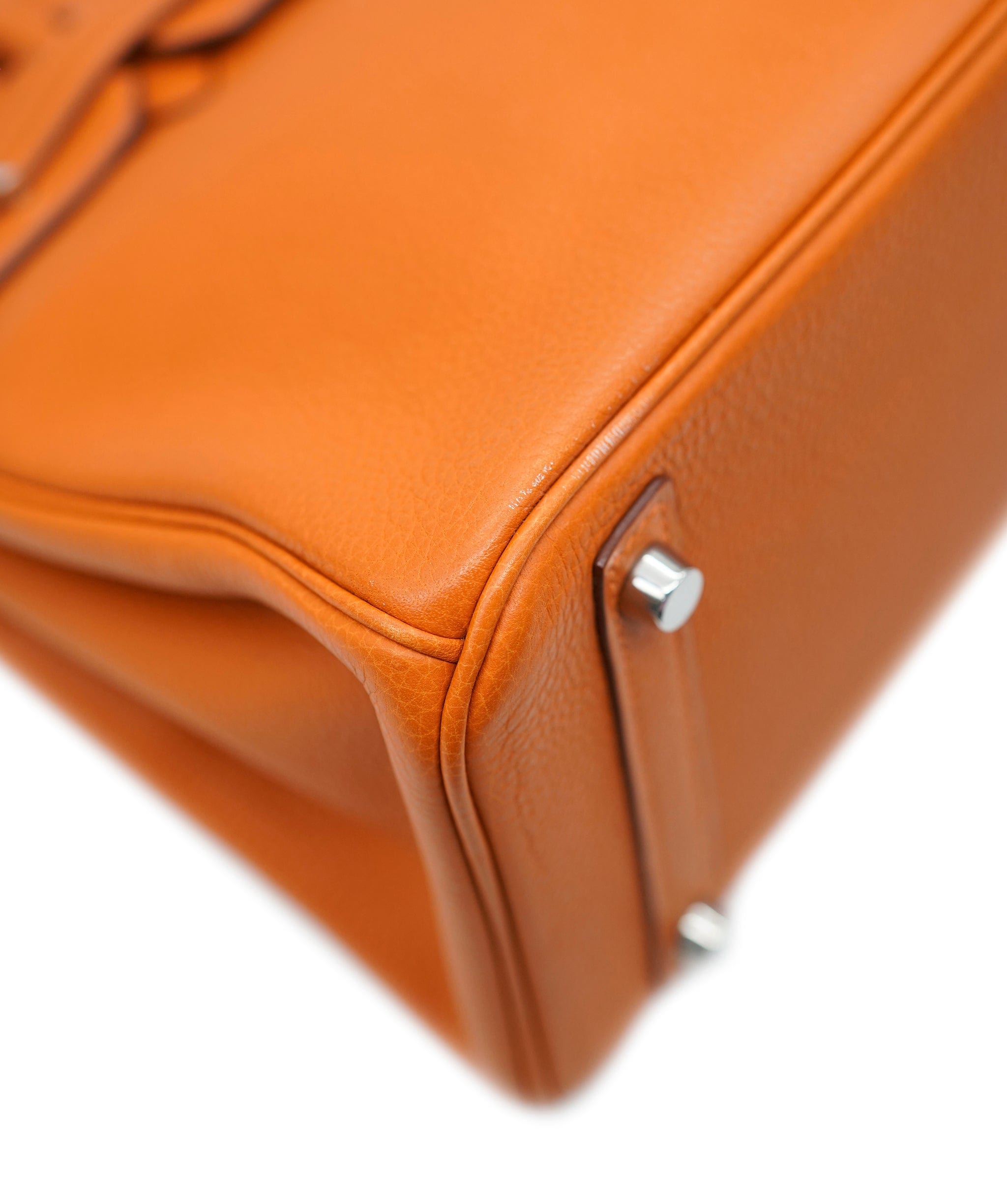 Hermès Hermes Clemence Birkin 30 Feu with PHW ALC1907