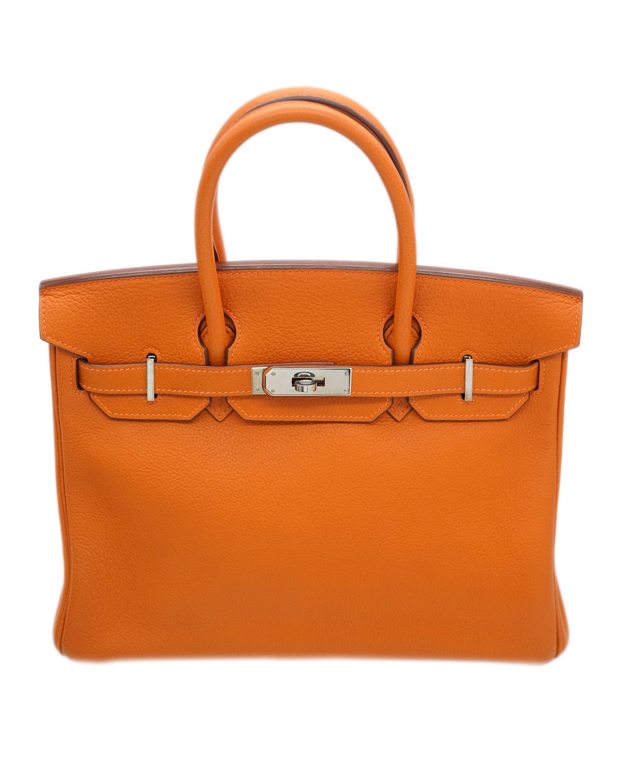 Hermès Hermes Clemence Birkin 30 Feu with PHW ALC1907