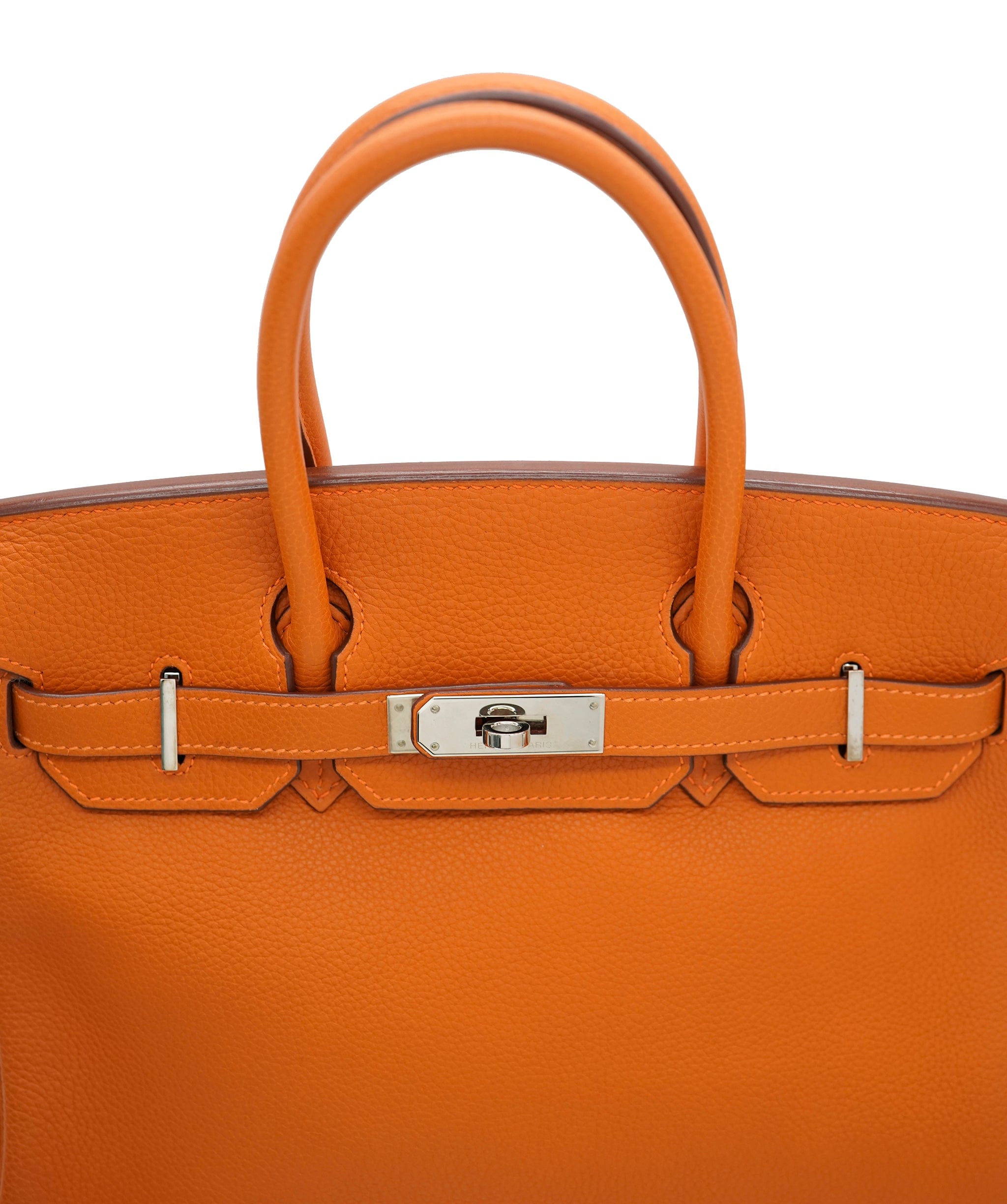 Hermès Hermes Clemence Birkin 30 Feu with PHW ALC1907