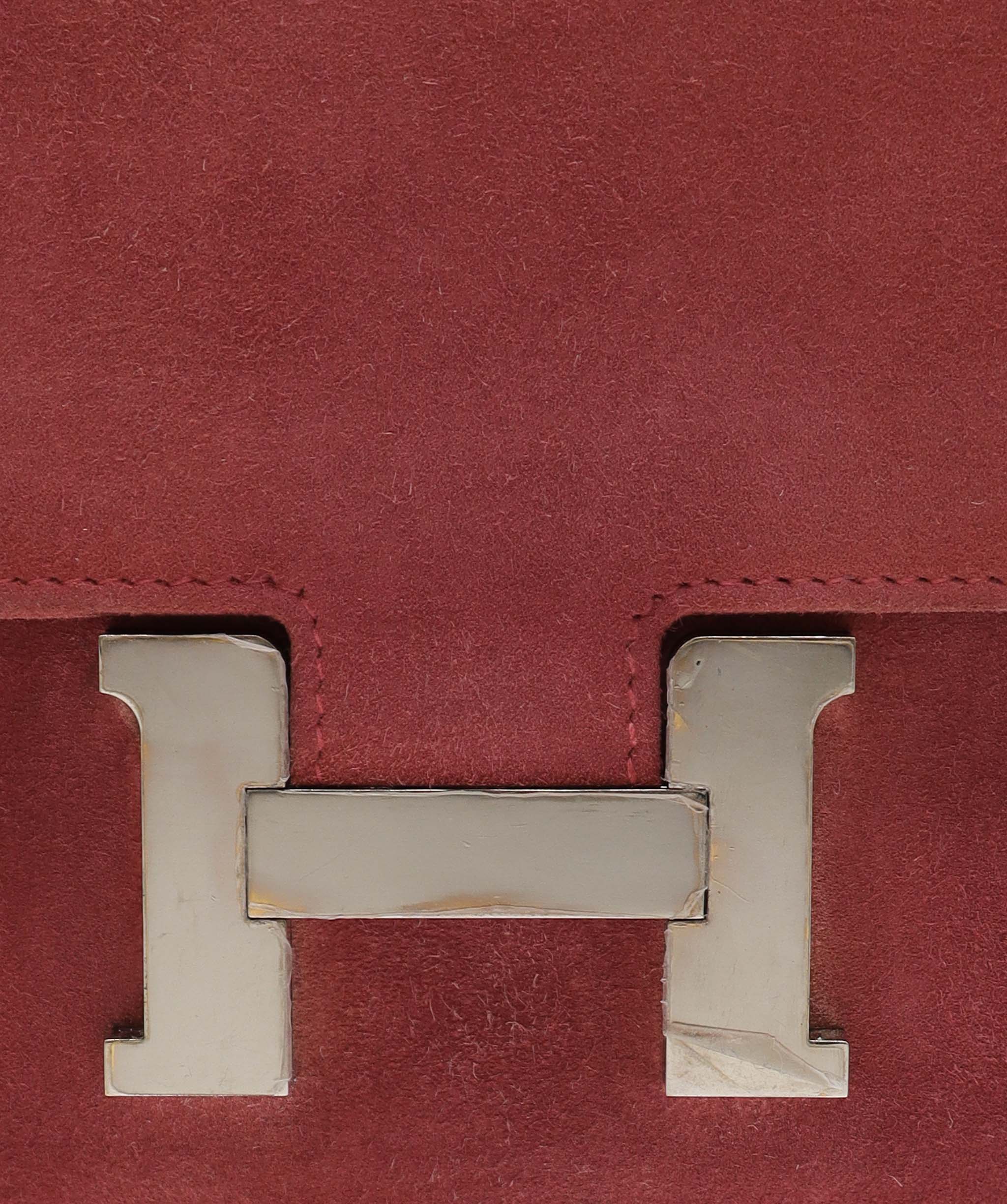 Hermès Hermes Constance 19 Mini Stamp X Suede DXBS3209 2016