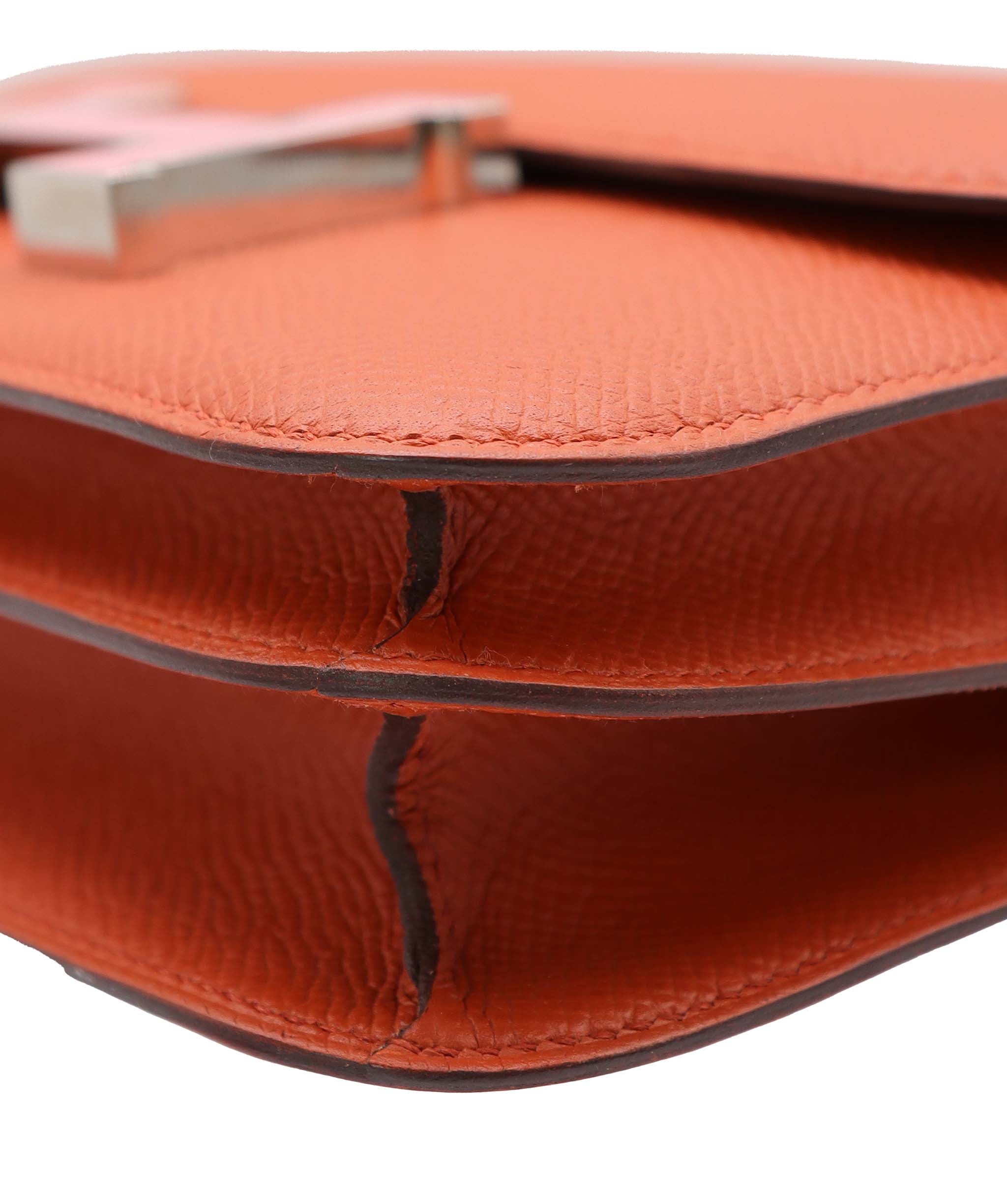 Hermès Hermes Constance Apricot pink enamel ASC6793