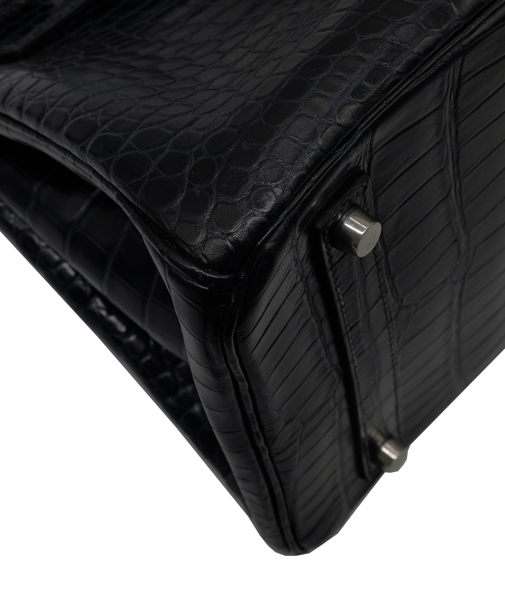 Hermès Hermes Crocodile Birkin 35 PHW ASC4712